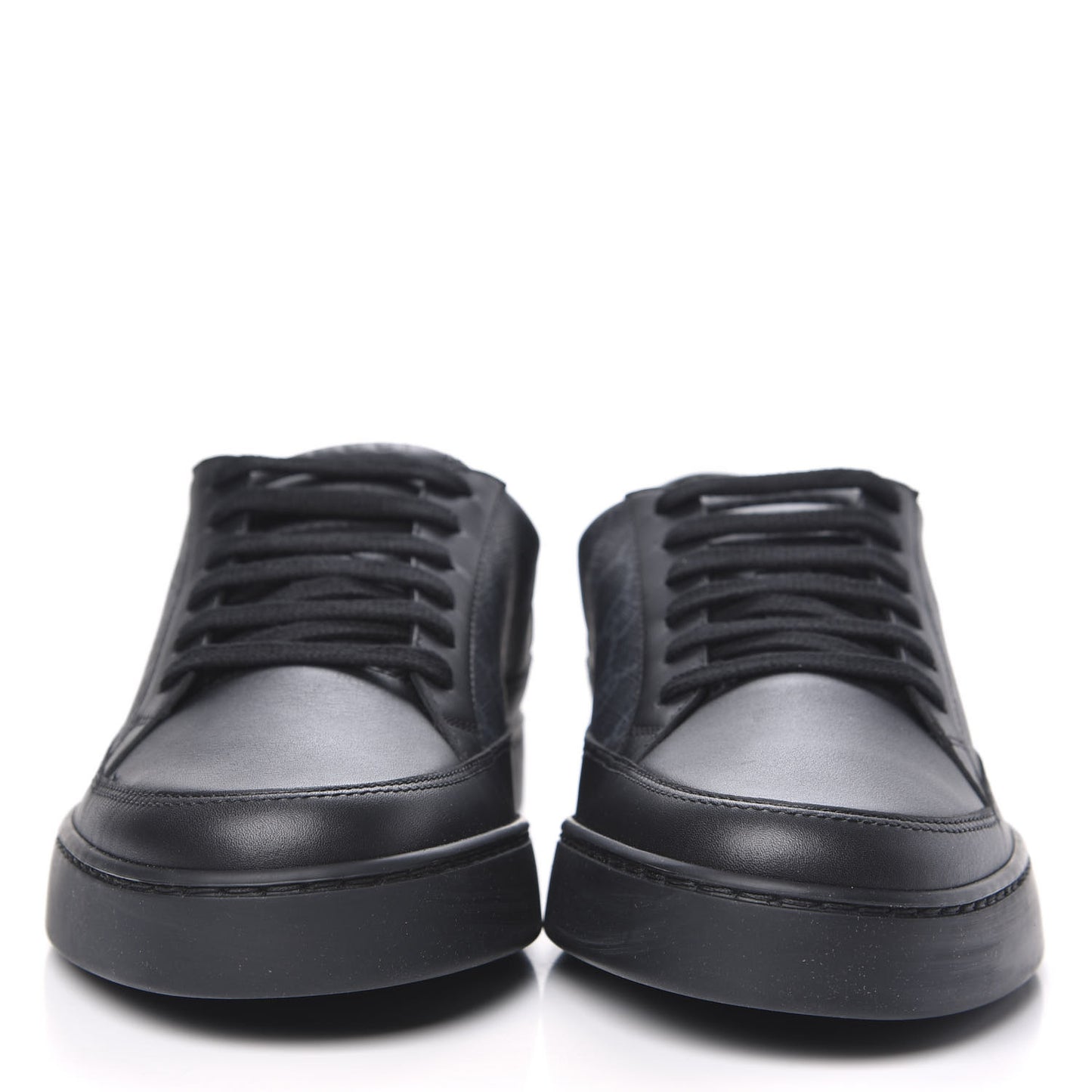 GG Supreme Monogram Low Top Sneakers 7 Black
