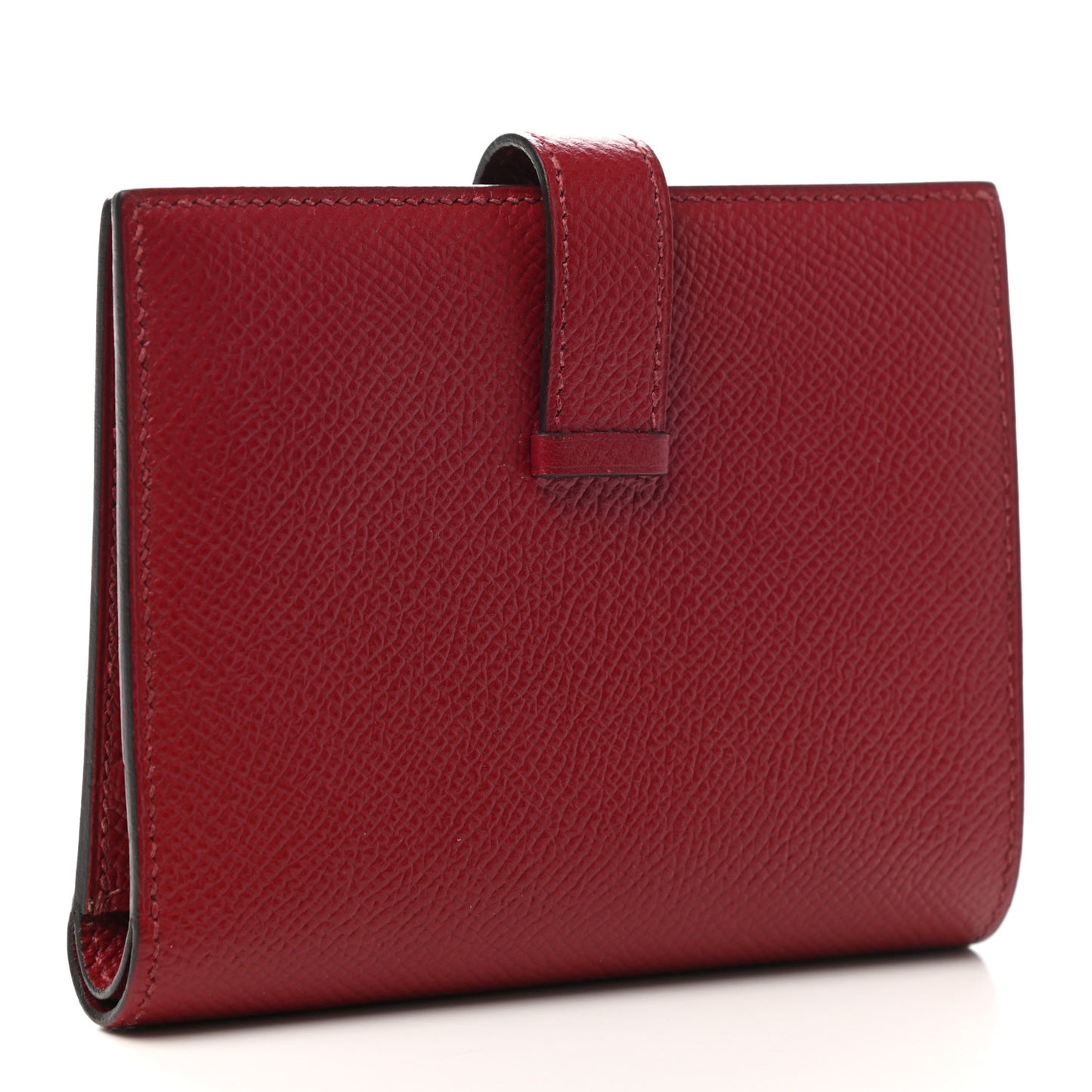 Epsom Bearn Compact Wallet Rouge Grenat