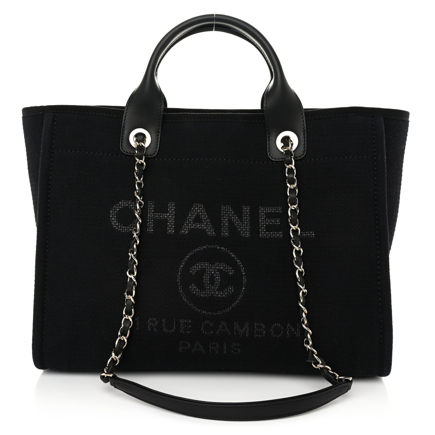 Mixed Fibers Small Deauville Tote Black