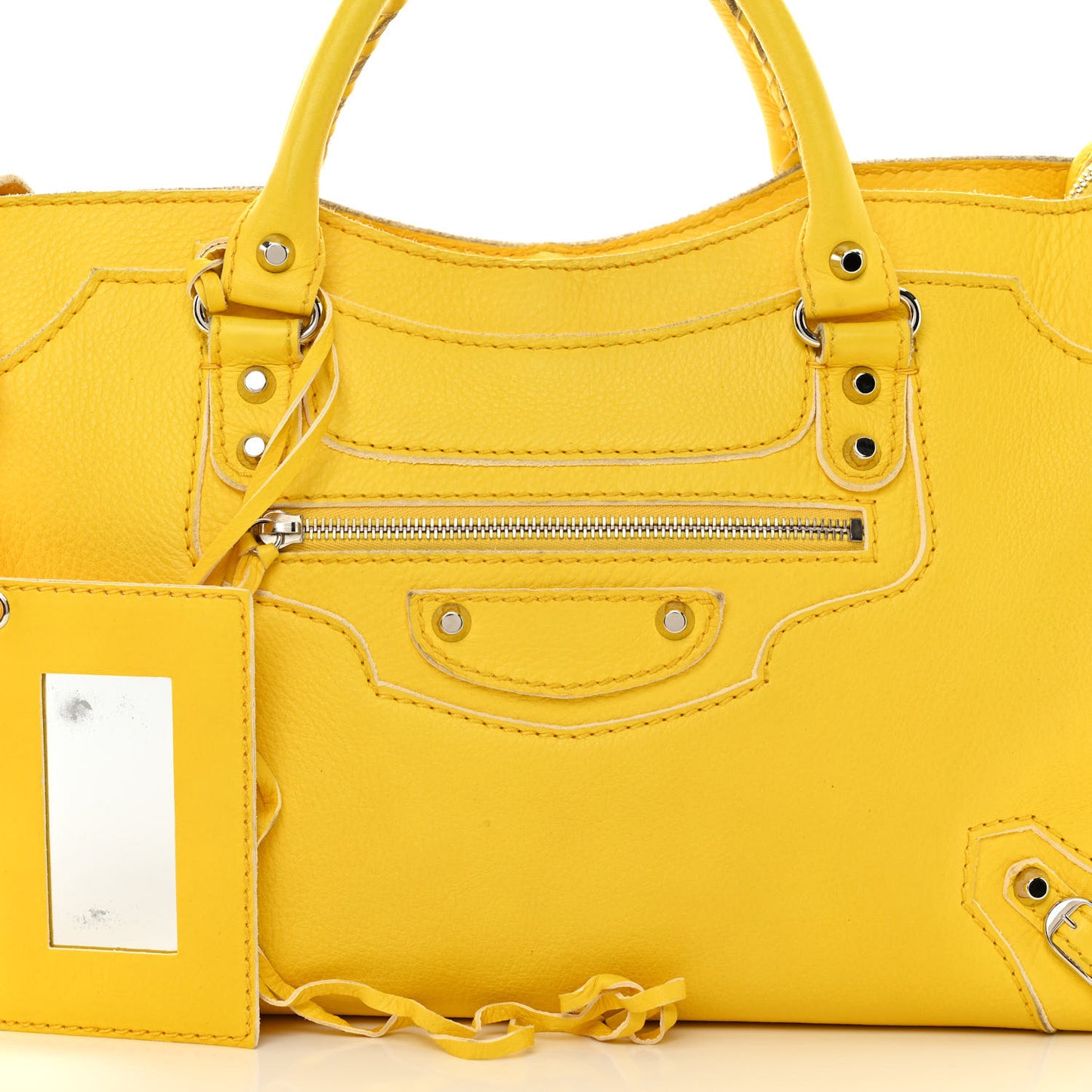 Vibrato Calfskin Classic Silver Hardware City Jaune Soleil