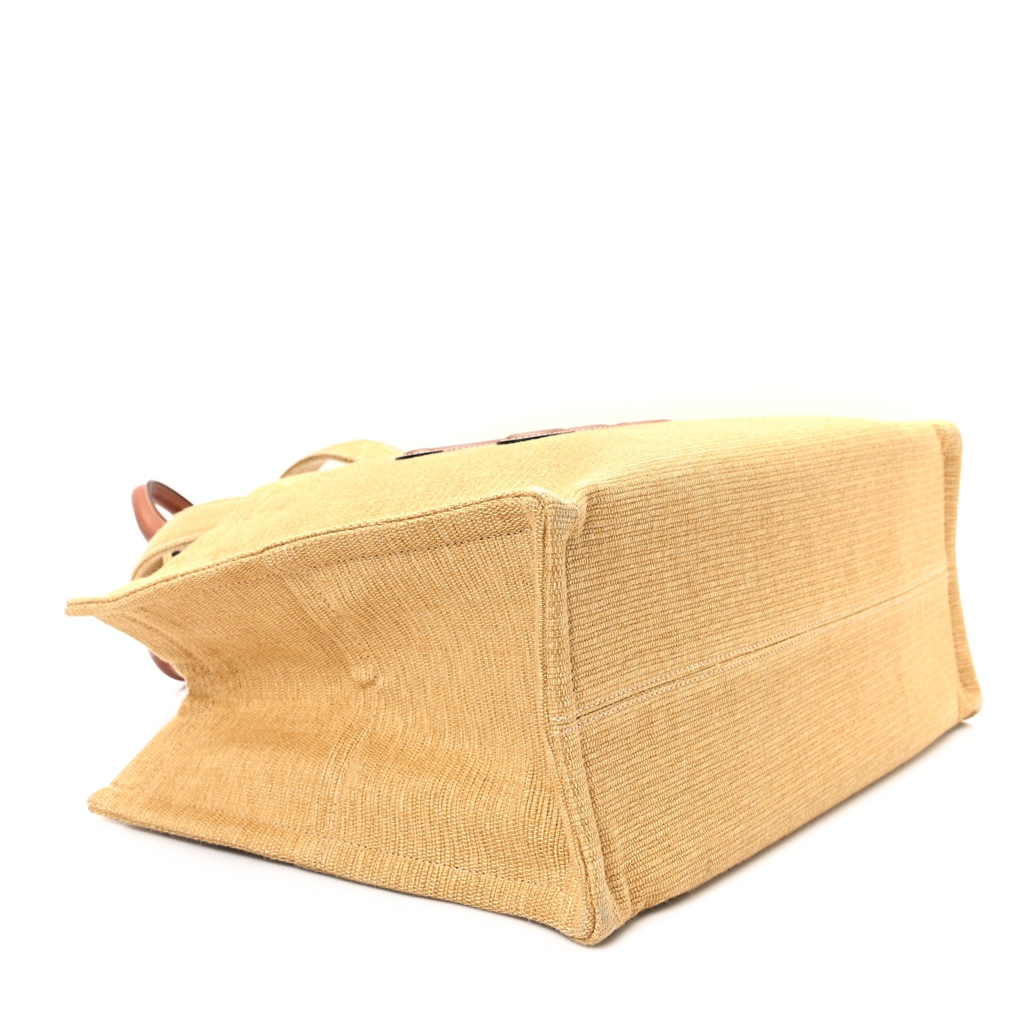 Celine Canvas Calfskin Triomphe Large Cabas Thais Natural Tan 4 of 10
