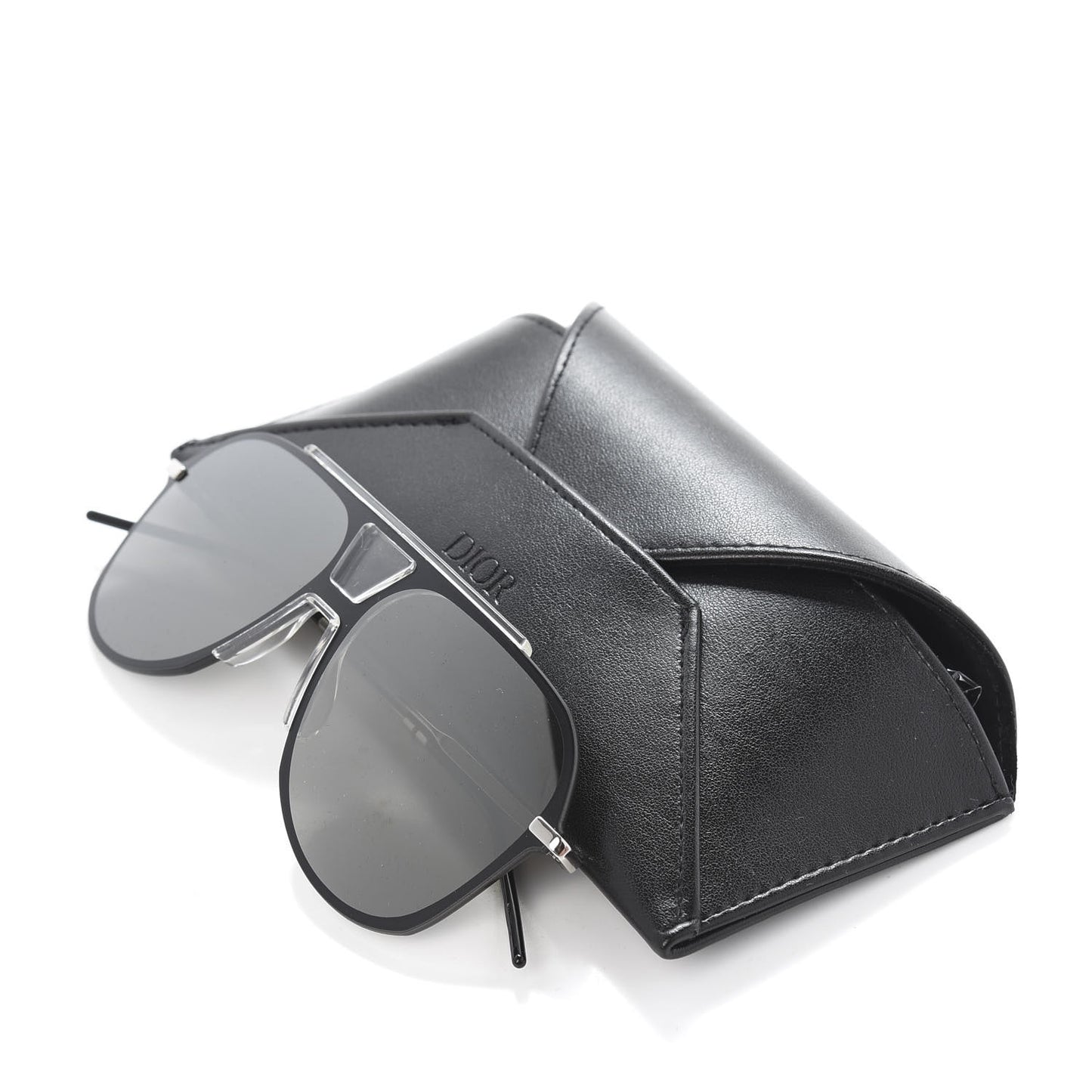 Homme 0224S Aviator Sunglasses Black Silver