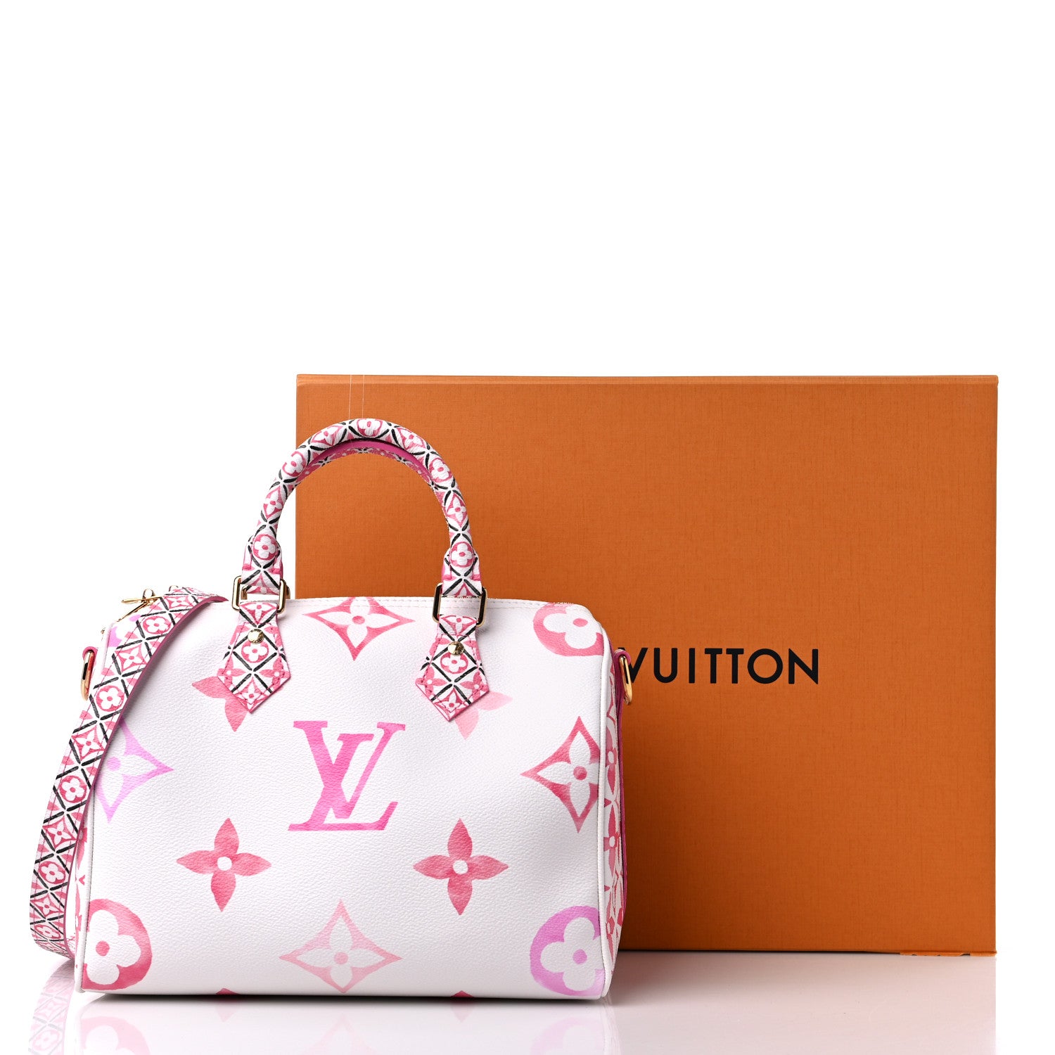 Louis Vuitton Monogram Giant By The Pool 2.0 Speedy Bandouliere 25 Rose 9 of 9