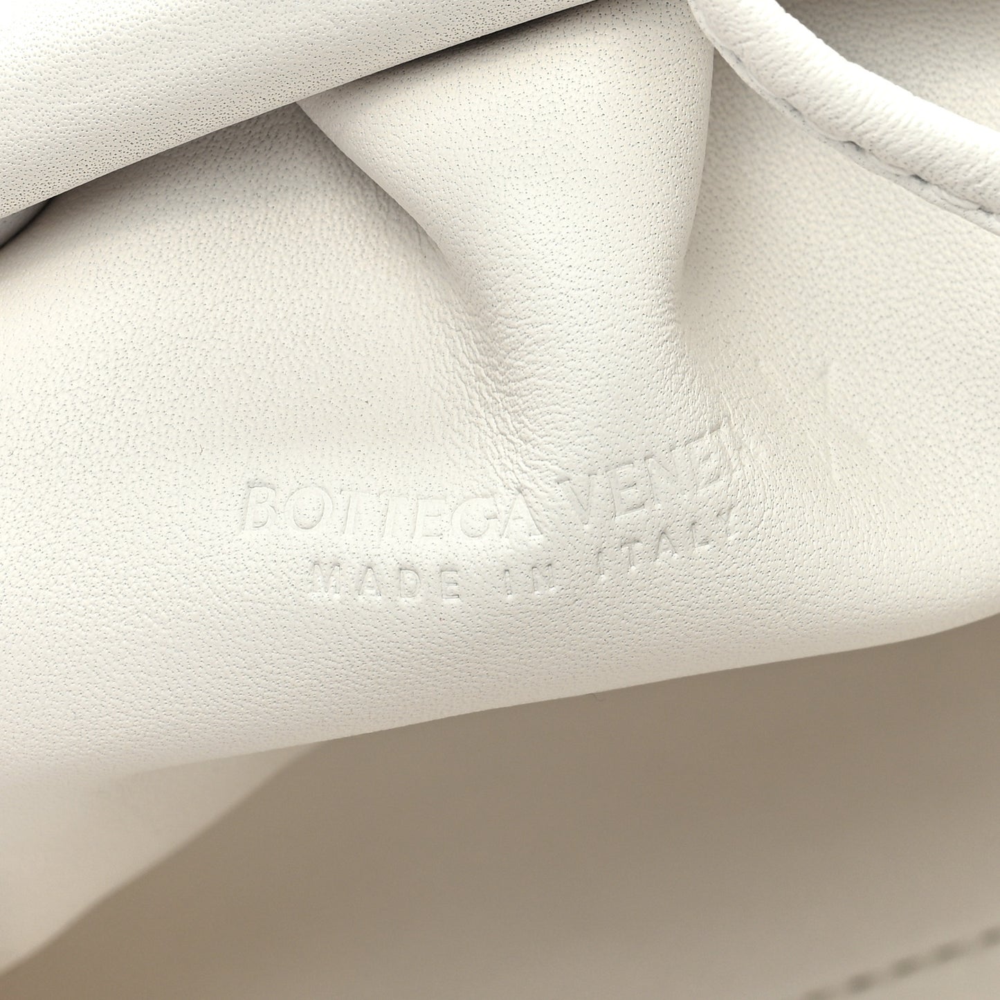 Butter Calfskin The Mini Pouch Chalk