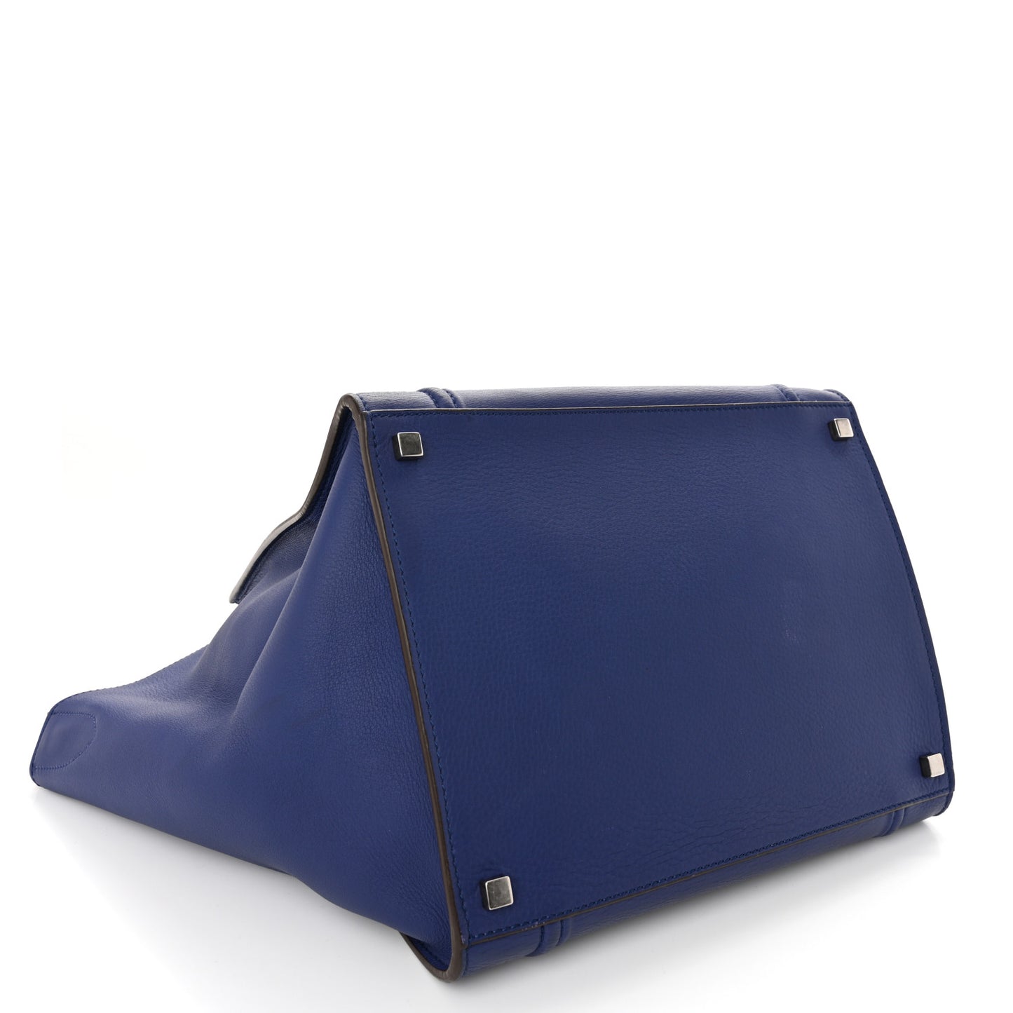 Grained Calfskin Medium Phantom Luggage Indigo