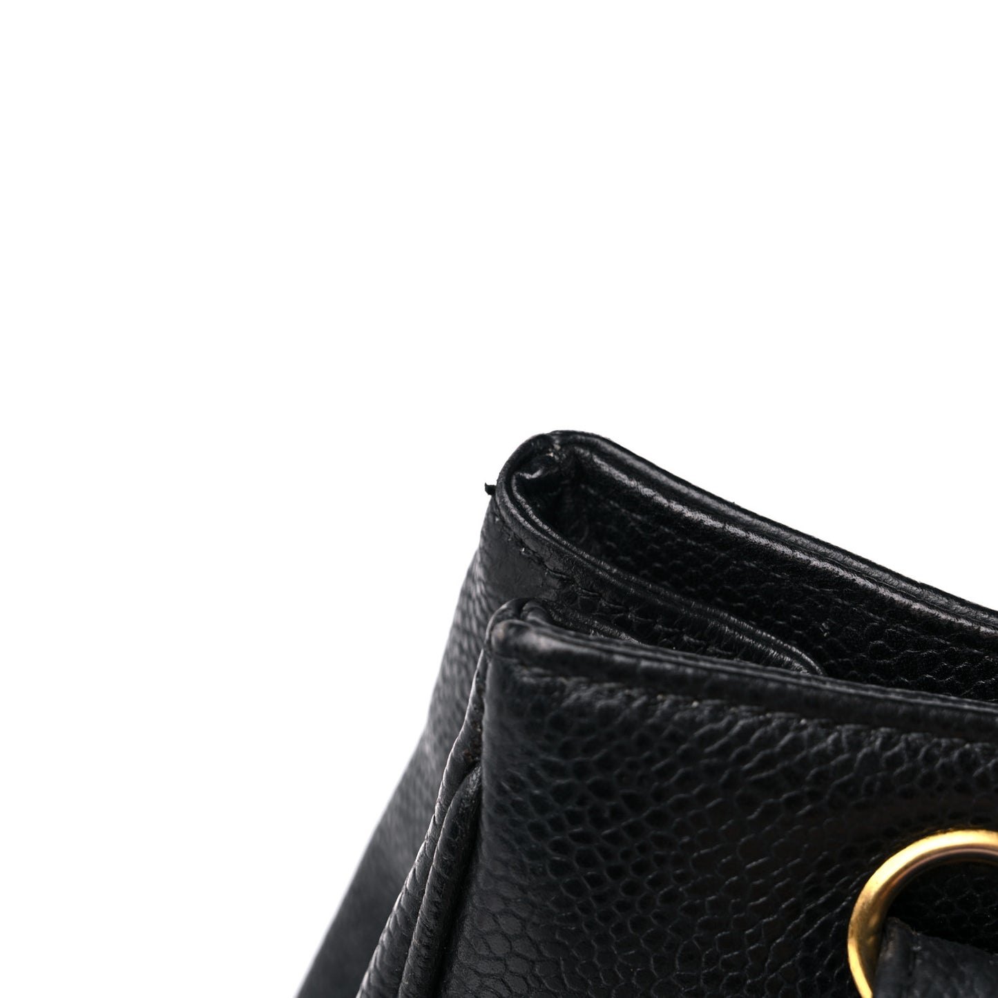 Caviar CC Shoulder Bag Black