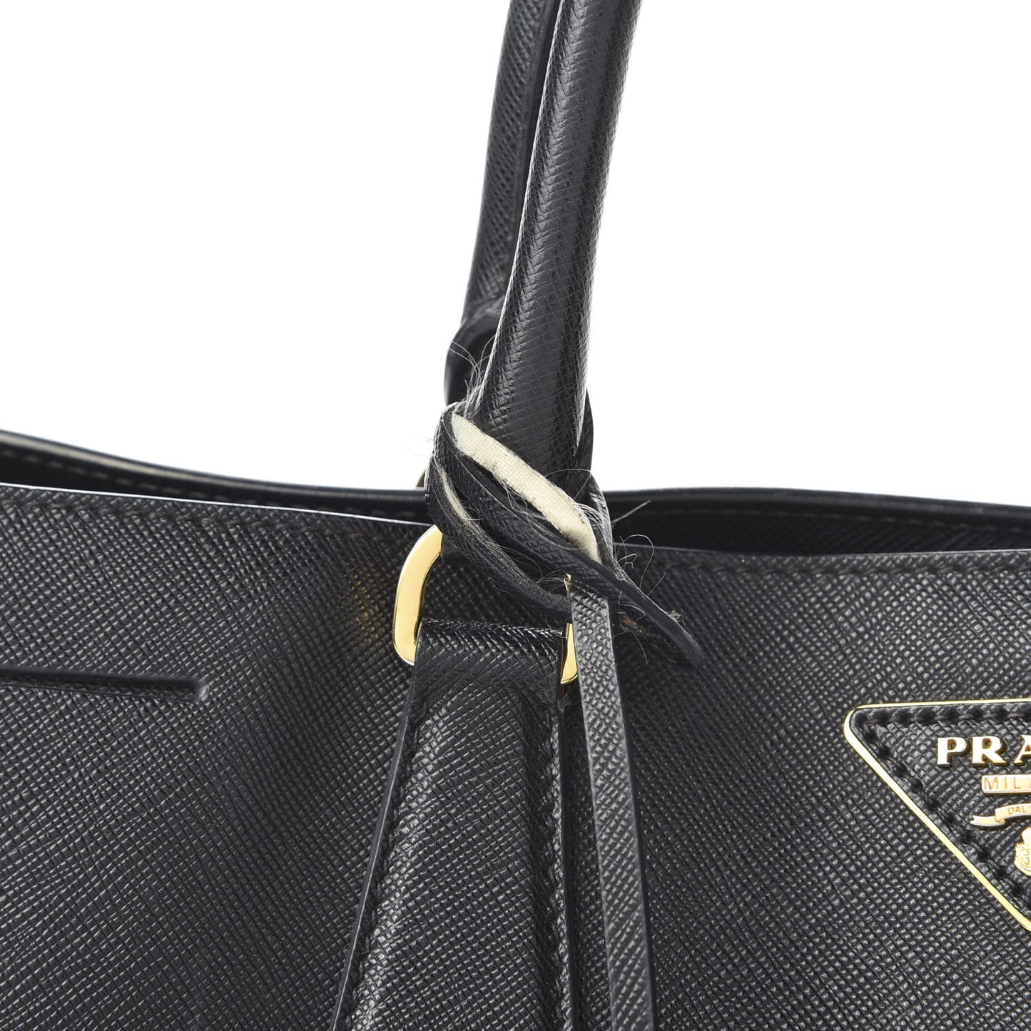 Saffiano Lux Large Tote Black