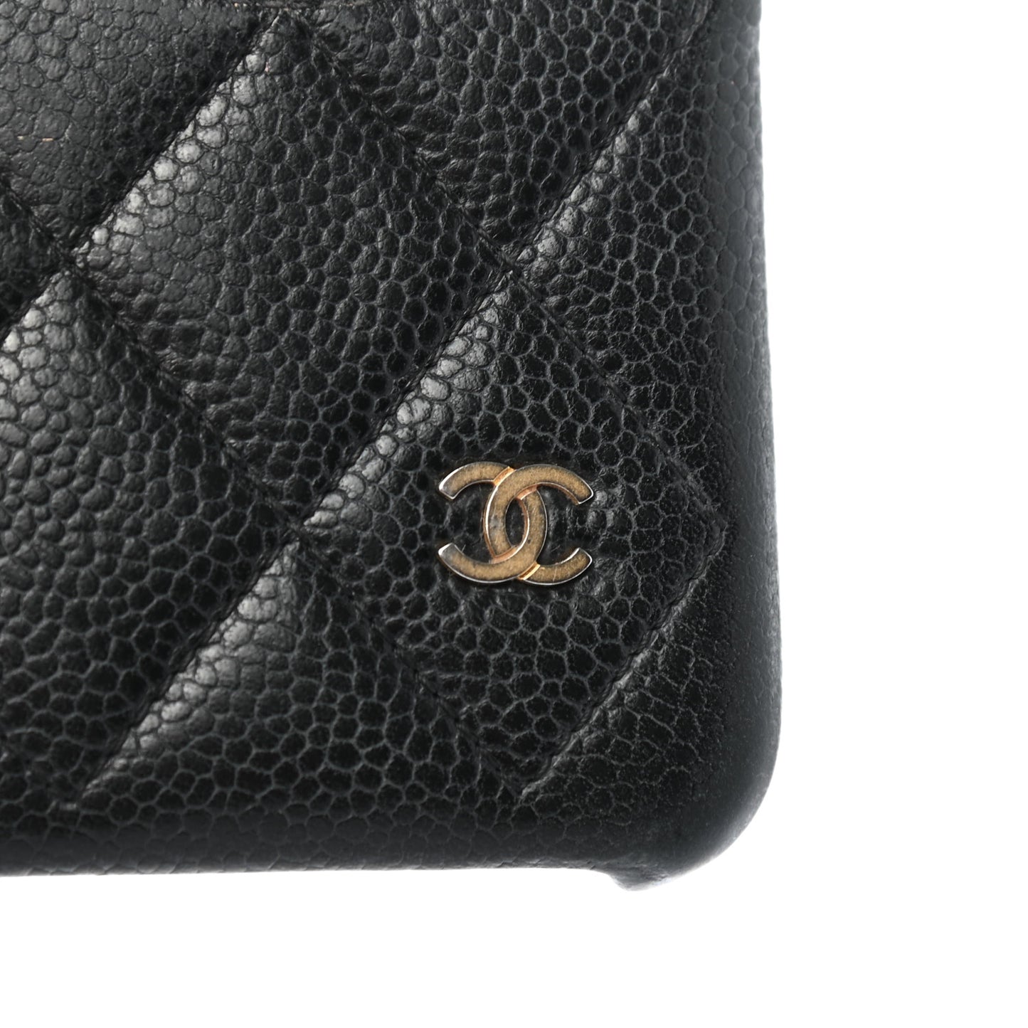 Caviar Quilted iPhone XS Max Coco Tech Case Black