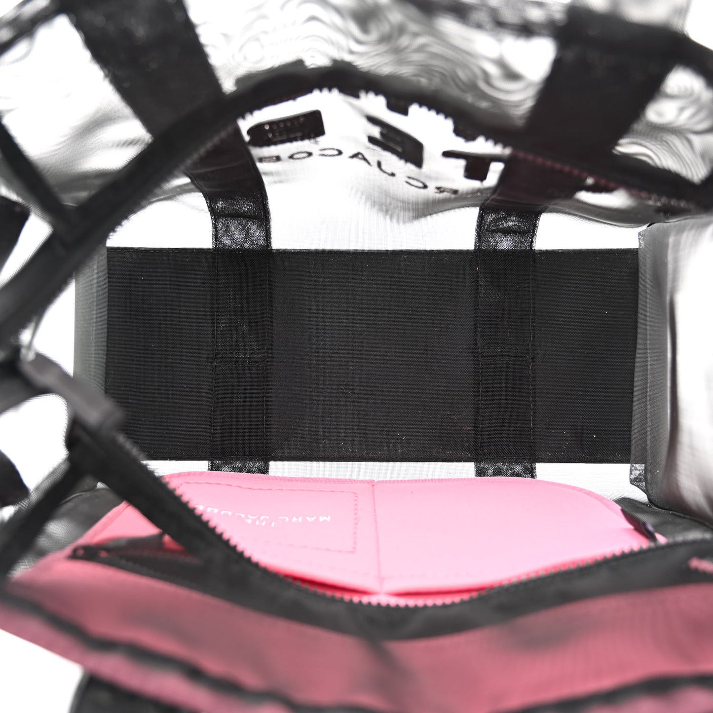 Nylon The Mesh Medium Tote Bag Black Pink