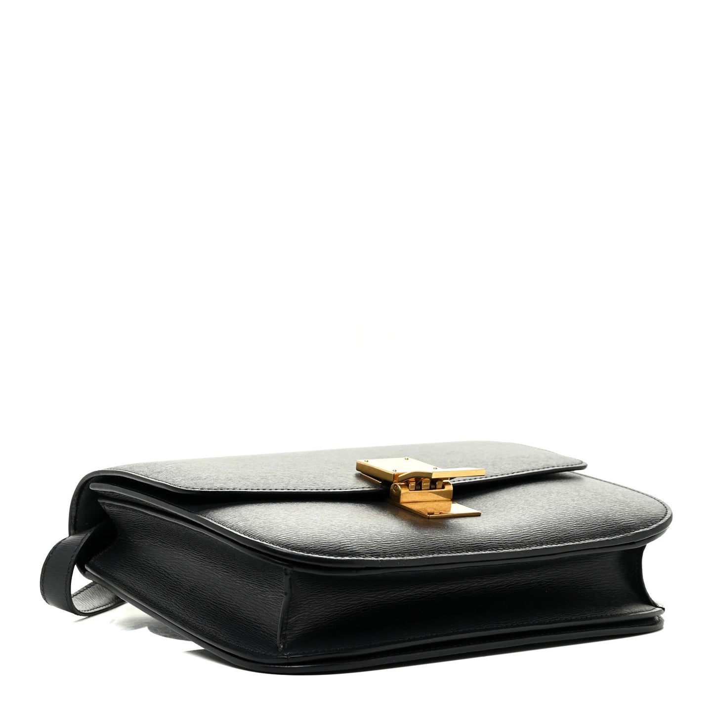 Liege Calfskin Medium Classic Box Flap Bag Anthracite