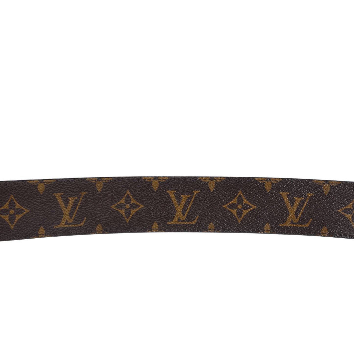 Calfskin Monogram 40mm LV Initiales Reversible Belt Strap 85 34 Black