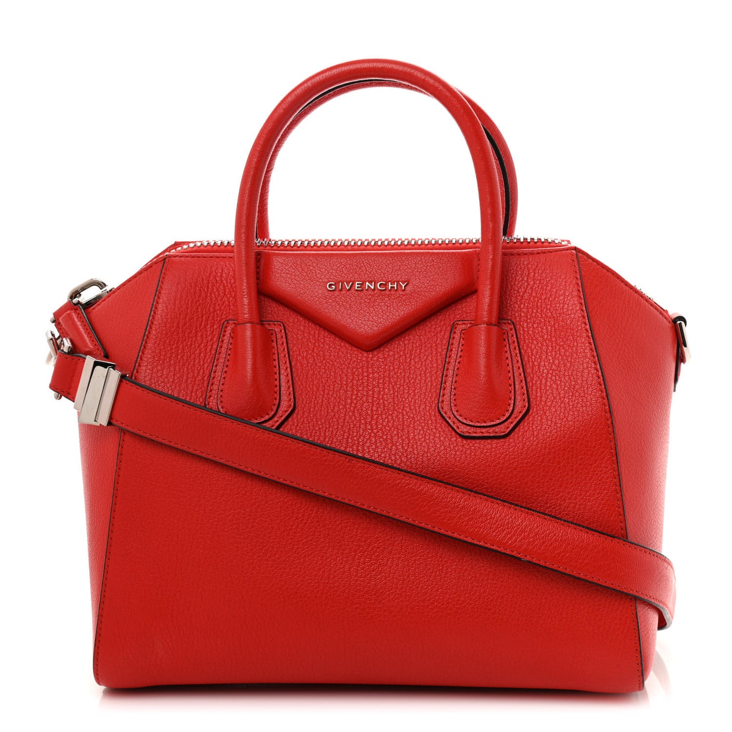 Sugar Goatskin Small Antigona Red