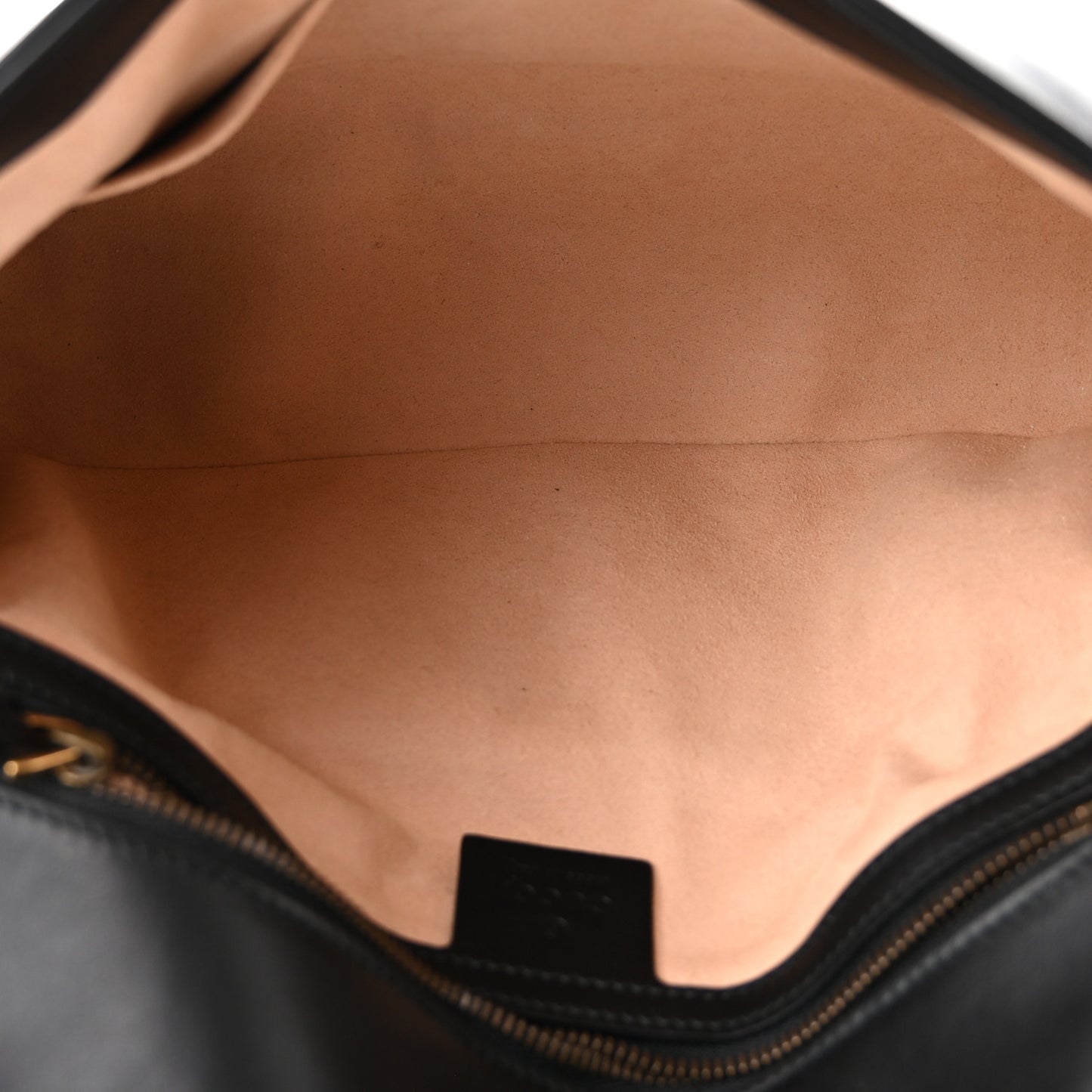 Calfskin Matelasse Medium GG Marmont Shoulder Bag Black