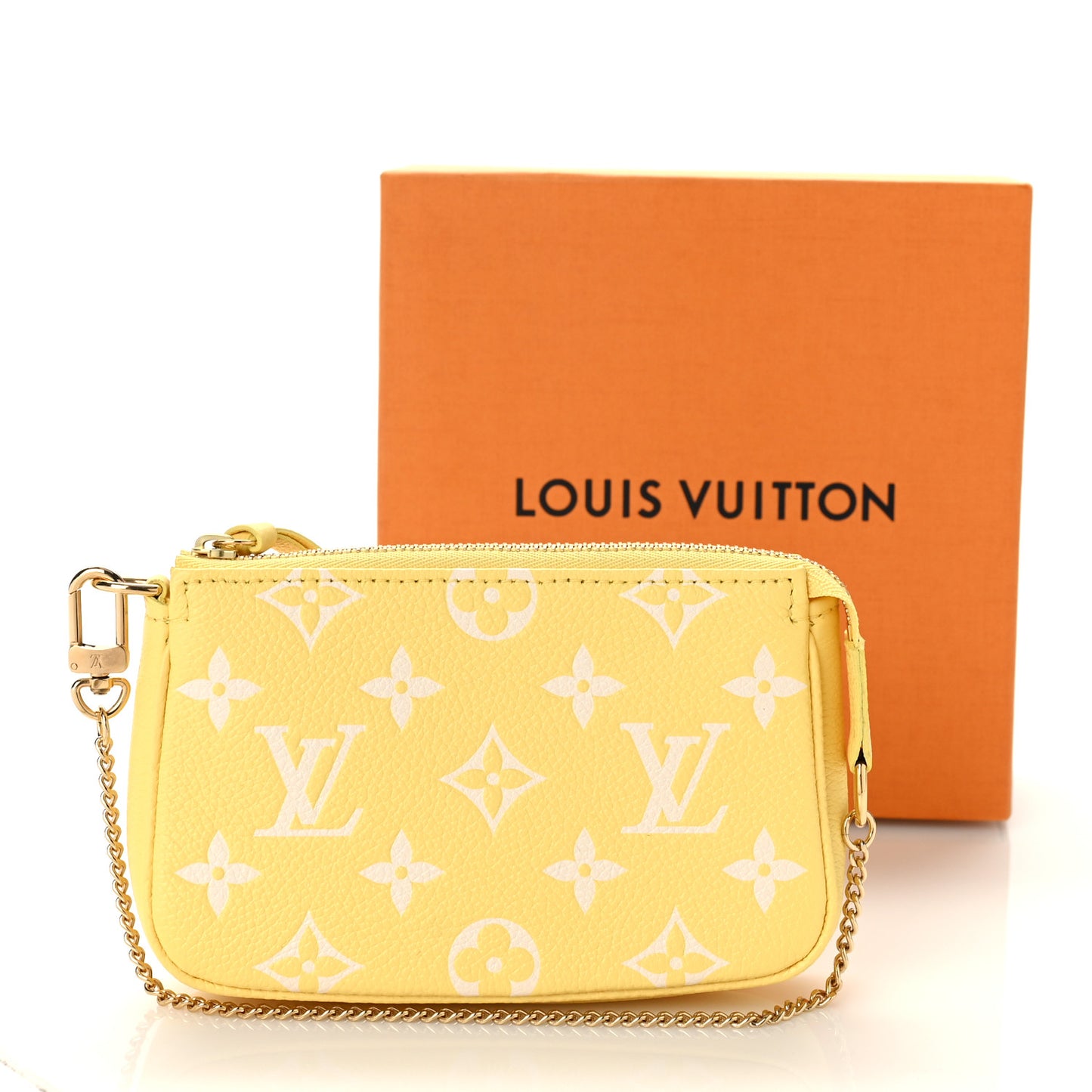Empreinte Monogram Mini Pochette Accessories Lemon Curd Yellow