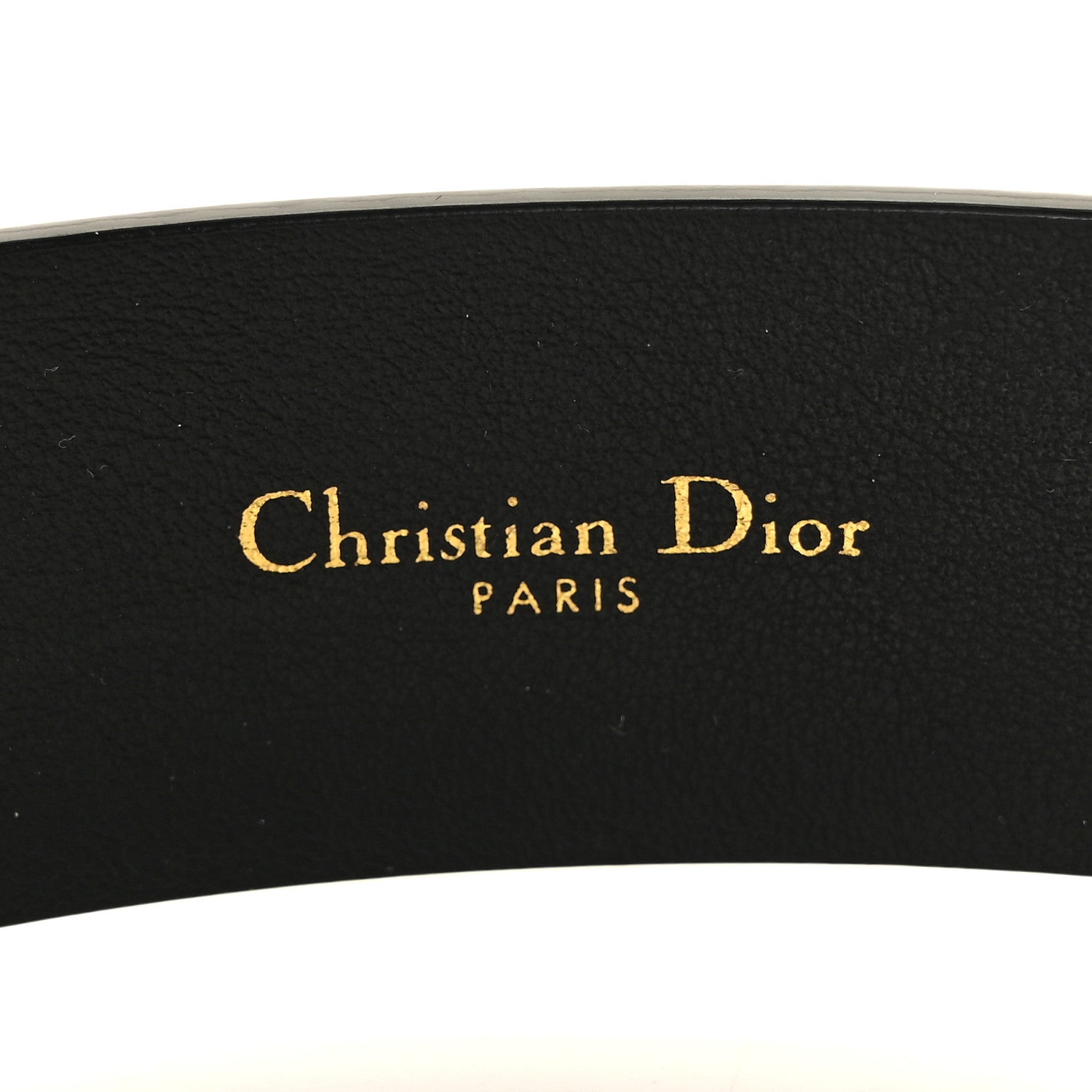 Christian Dior Calfskin 35mm Montaigne Belt 75 Black 4 of 5