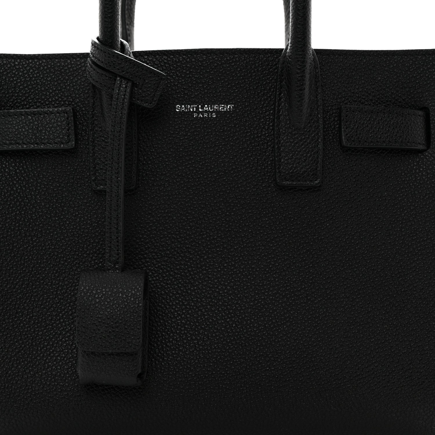 Saint Laurent Grained Calfskin Nano Sac De Jour Black 8 of 10