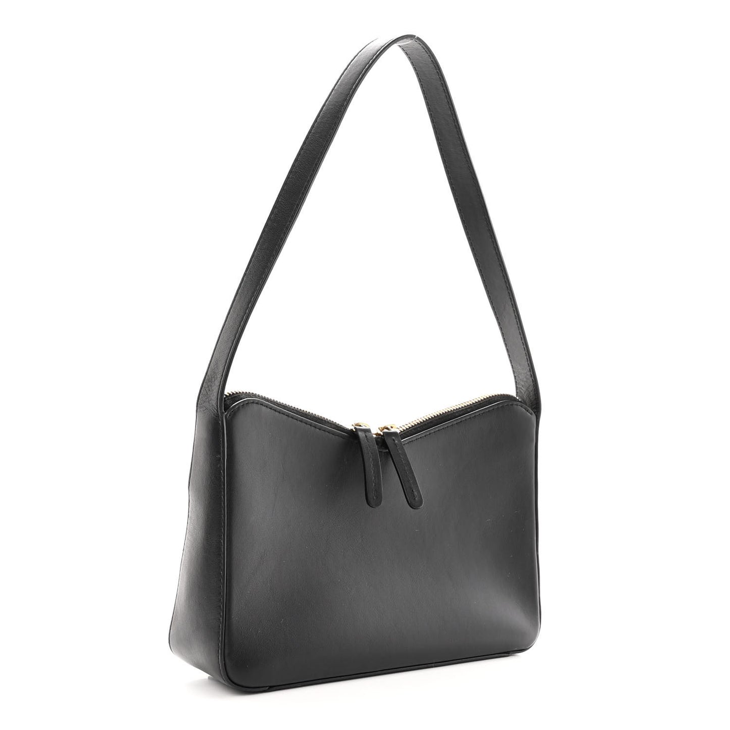 Smooth Calfskin Mini M Frame Bag Black