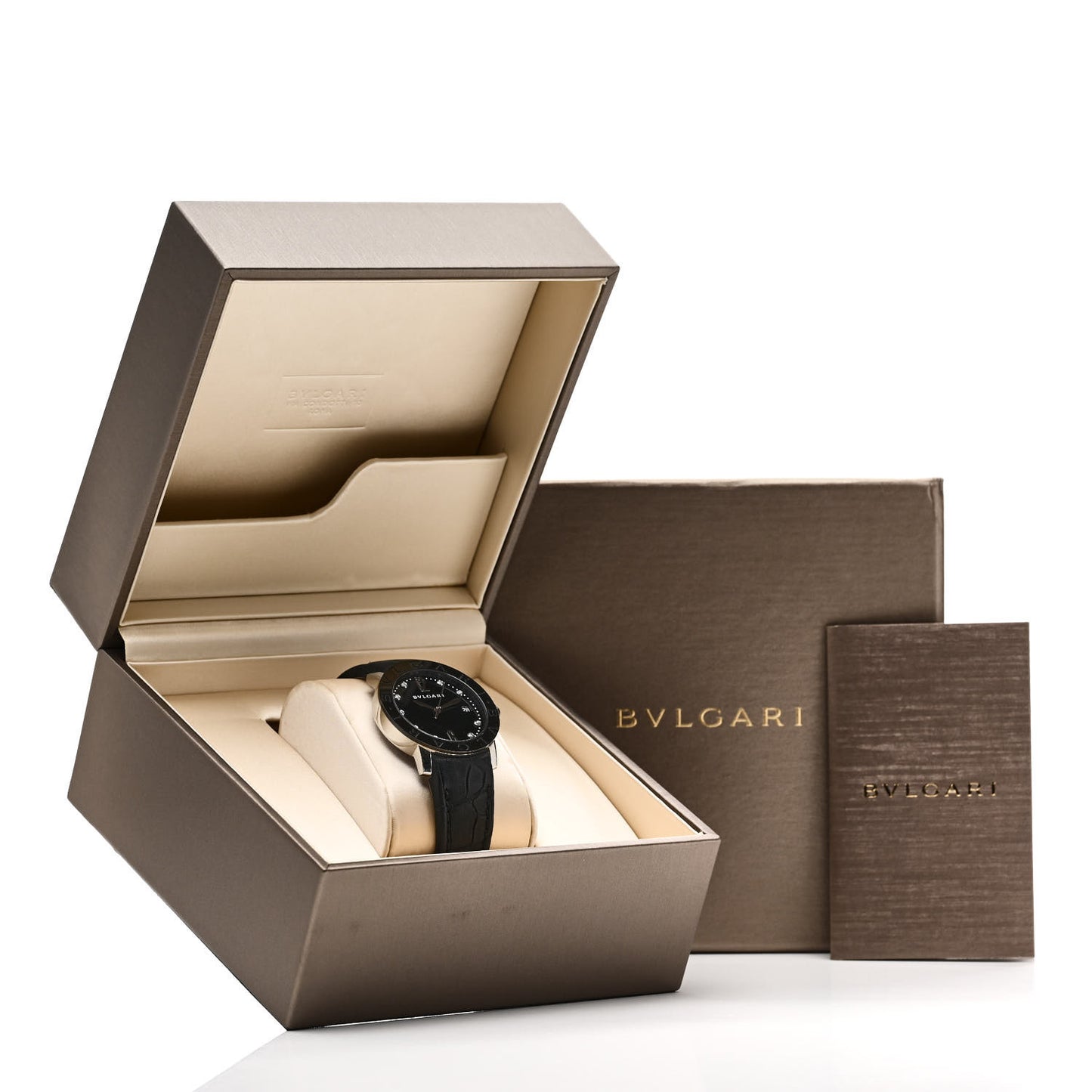 Stainless Steel Alligator Diamond 37mm Automatic Watch Black