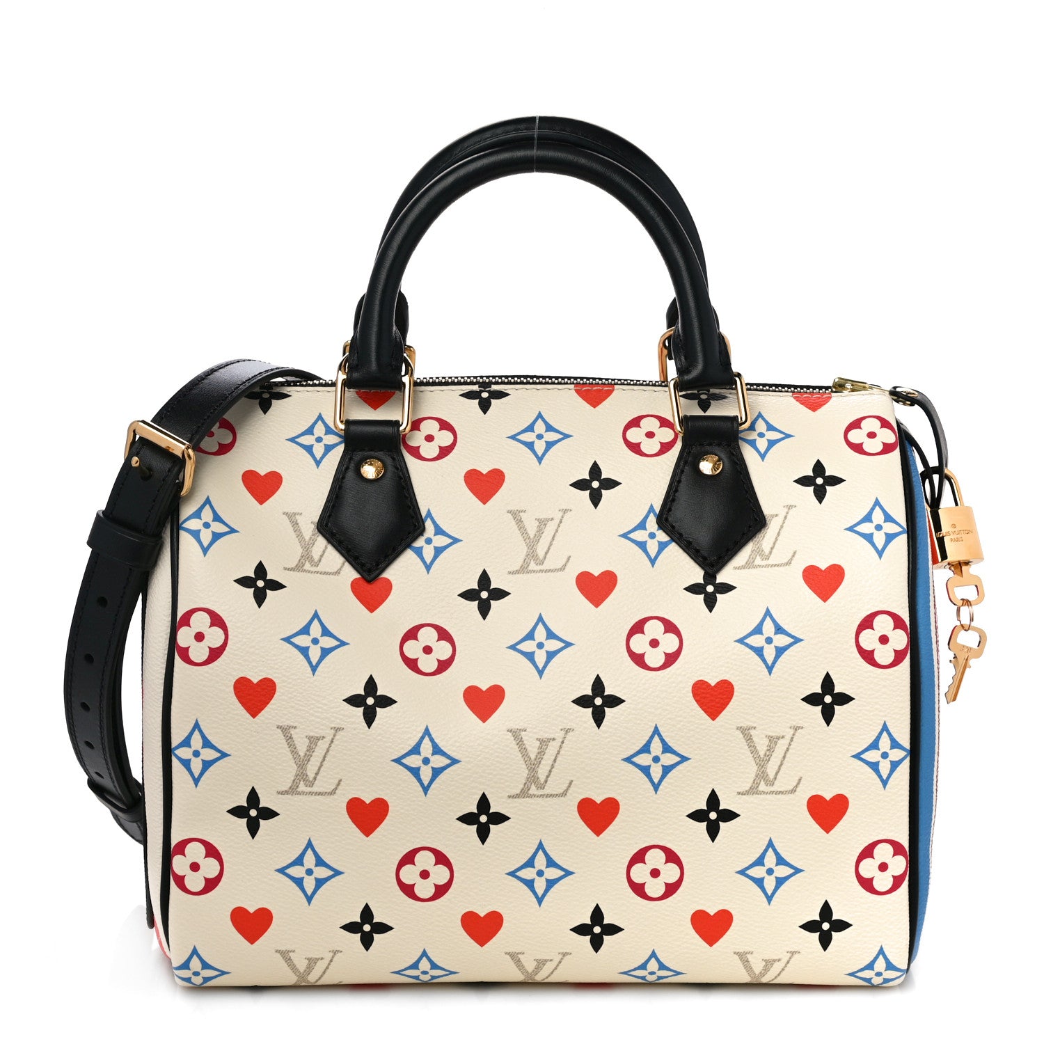 Louis Vuitton Game On Speedy Bandouliere 25 White 1 of 9