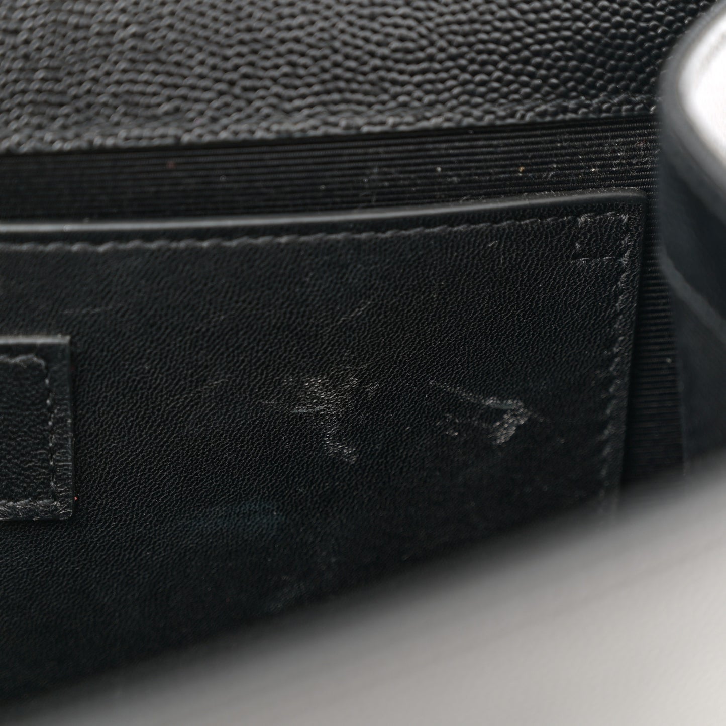 Grain De Poudre Medium Classic Monogram Monochrome Kate Satchel Black