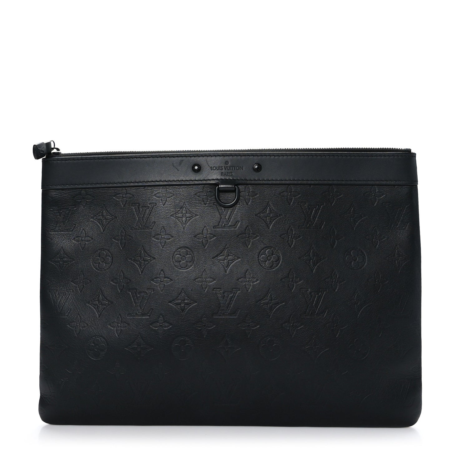 Calfskin Monogram Shadow Discovery Pochette Black