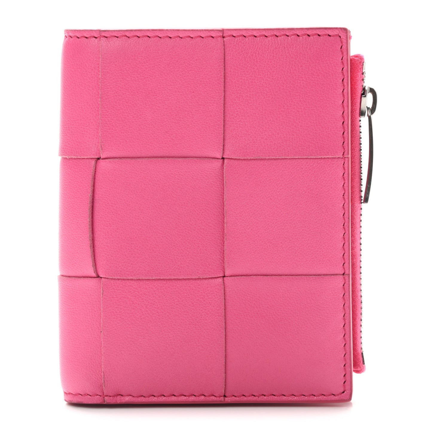 Lambskin Intrecciato Wallet Bon Bon