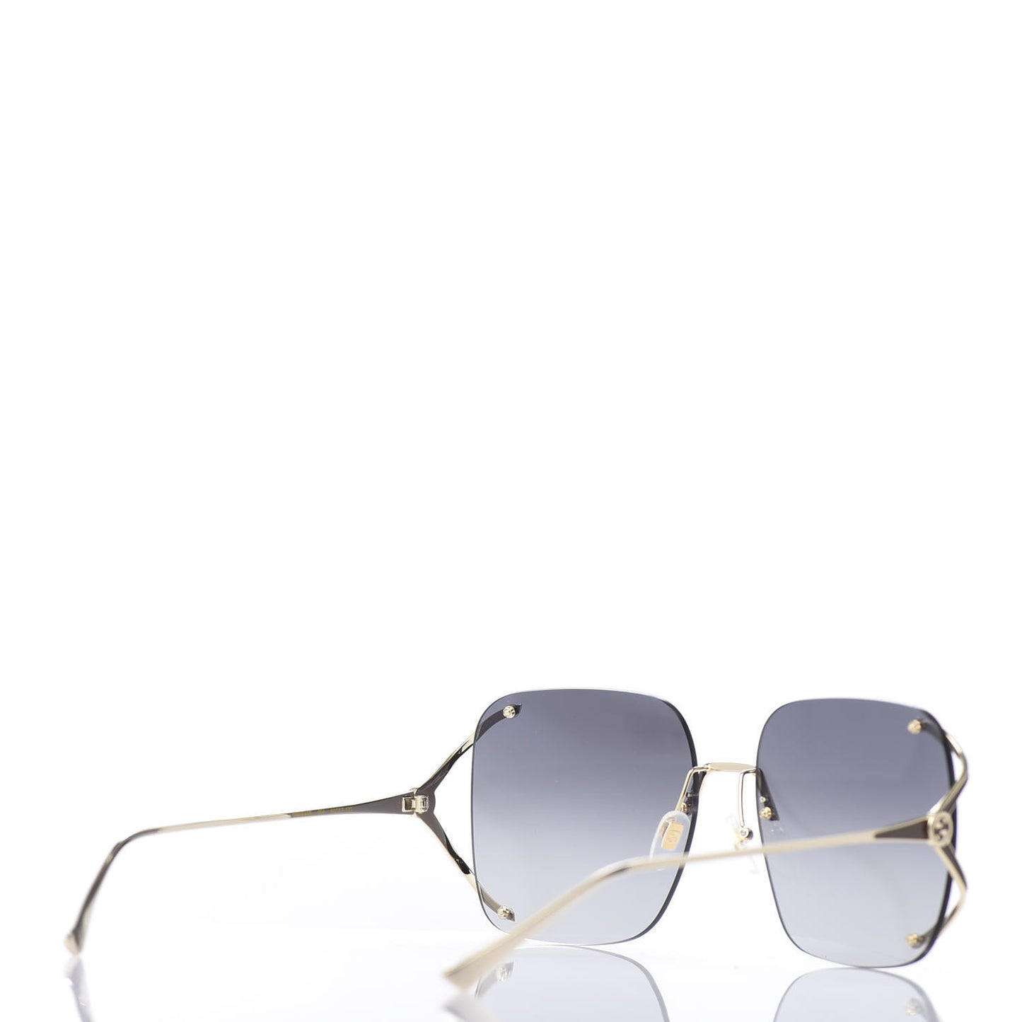Oversized Sunglasses GG0646S Gold Black