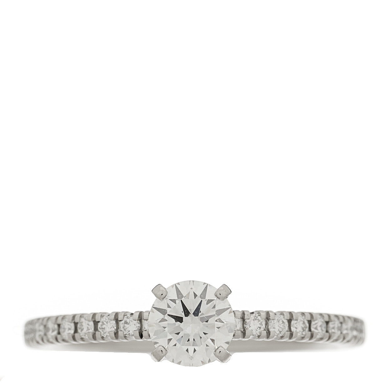Platinum Diamond .33ct Etincelle De Cartier Solitaire Engagement Ring 48 4.5