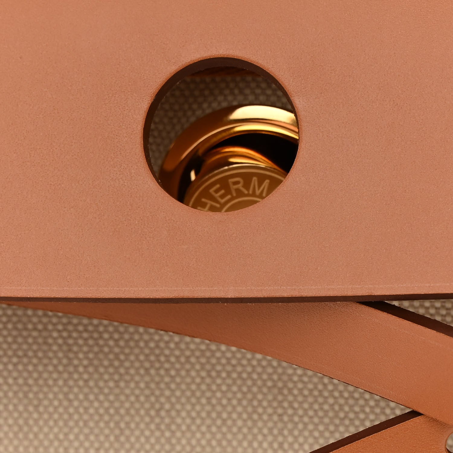 Hermes Vache Hunter Criss Viking Herbag Zip Retourne 31 PM Ecru Beige Naturel 12 of 13