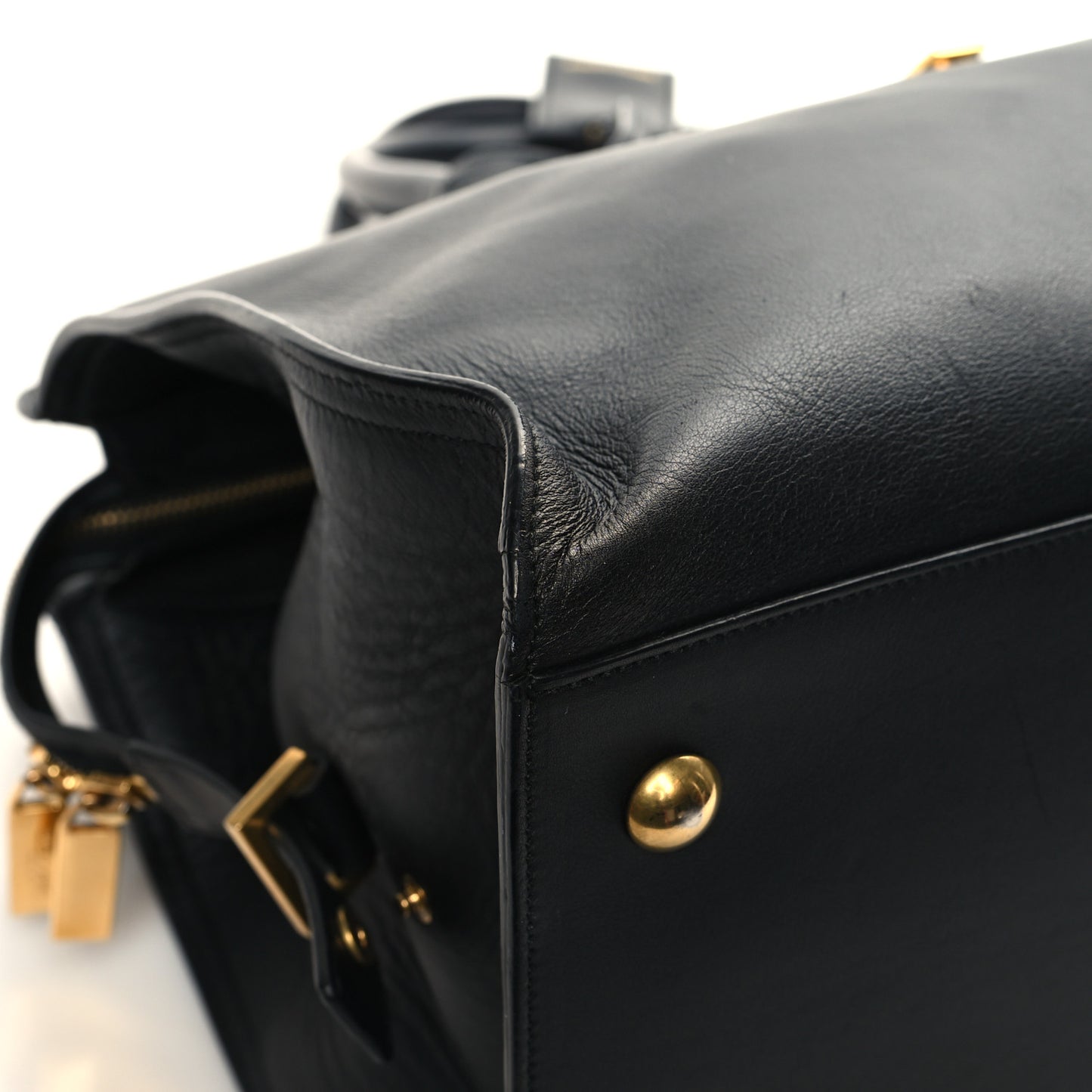Calfskin Medium Classic Y Cabas Black