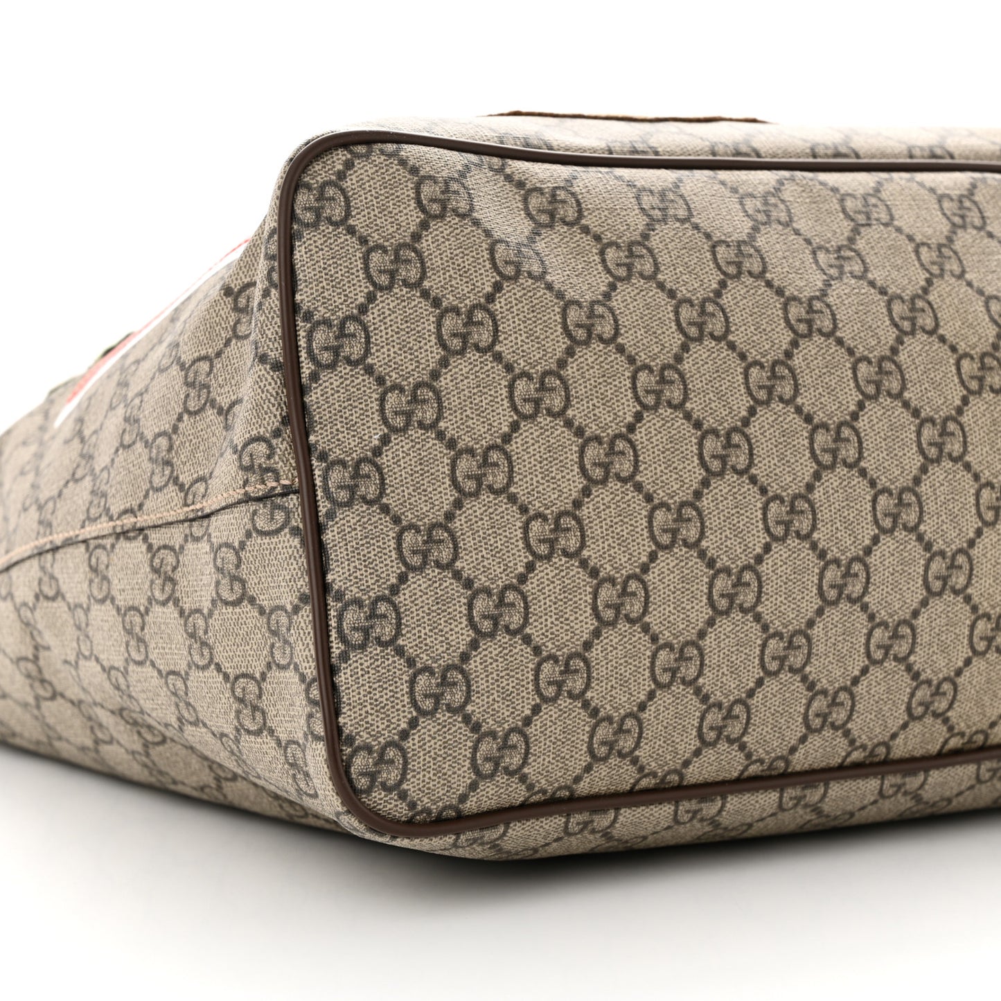 Soft GG Supreme Monogram Courrier Medium Crossbody Tote Beige New Acero