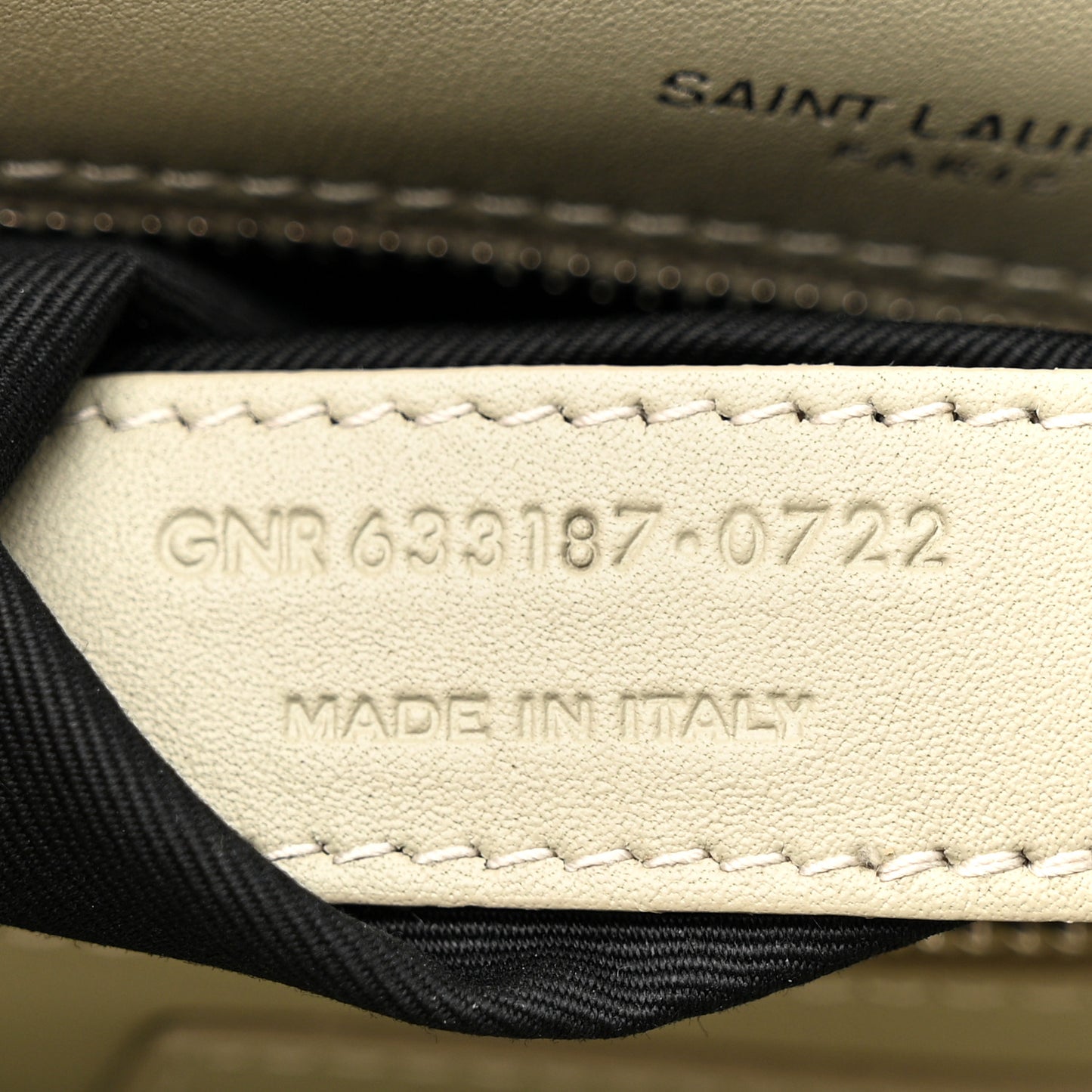 Calfskin Shearling Monogram Medium Niki Chain Satchel Grey