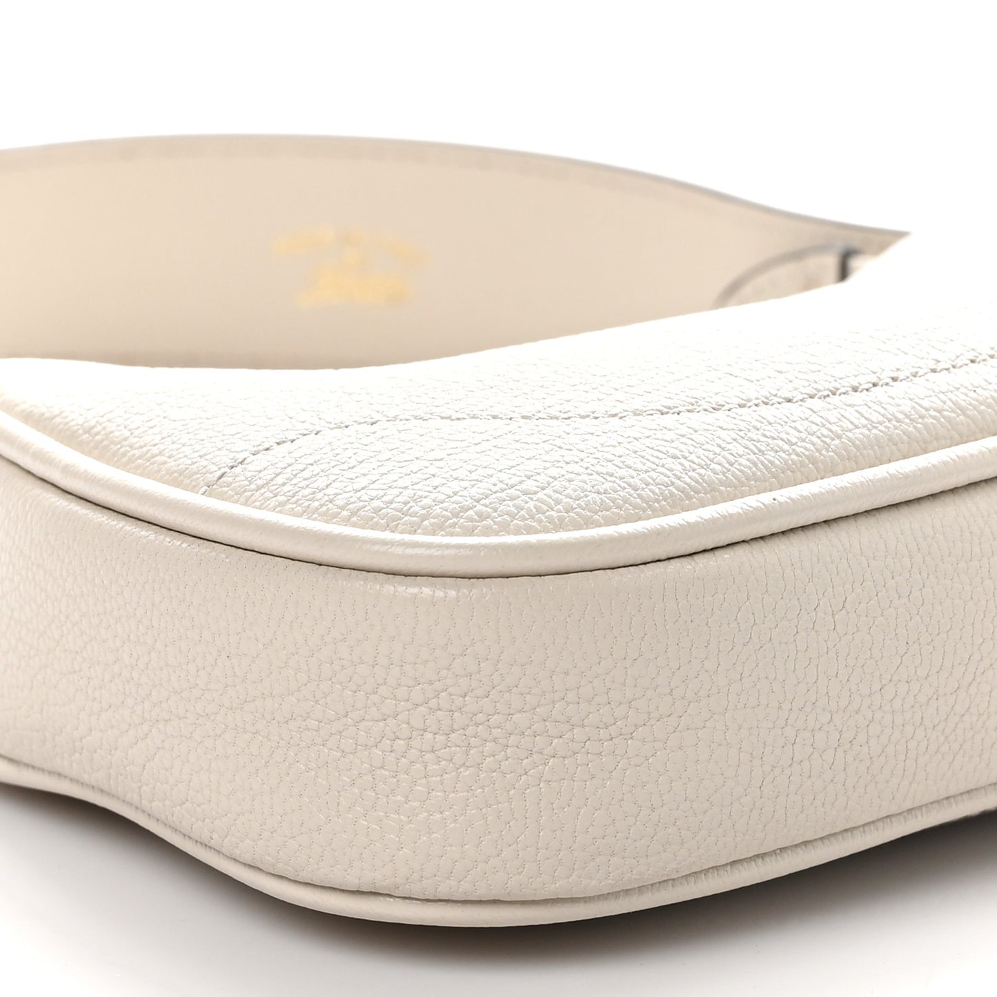 Goatskin Mini Aphrodite Shoulder Bag Mystic White