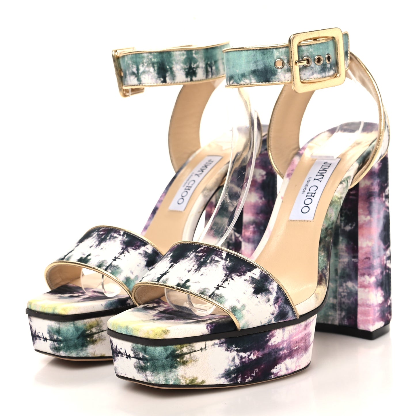 Satin Tie Dye Jax 125 Sandals 41 41 Multicolor