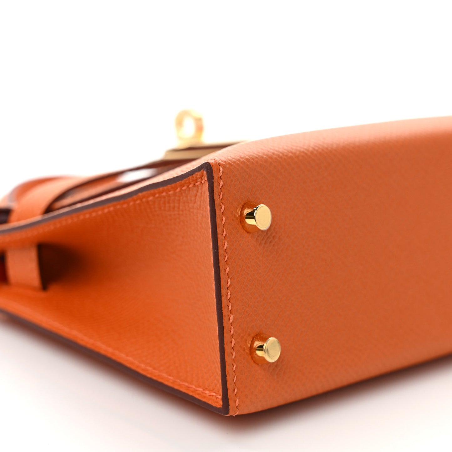 Epsom Horseshoe Mini Kelly Sellier 20 Orange Rouge Casaque