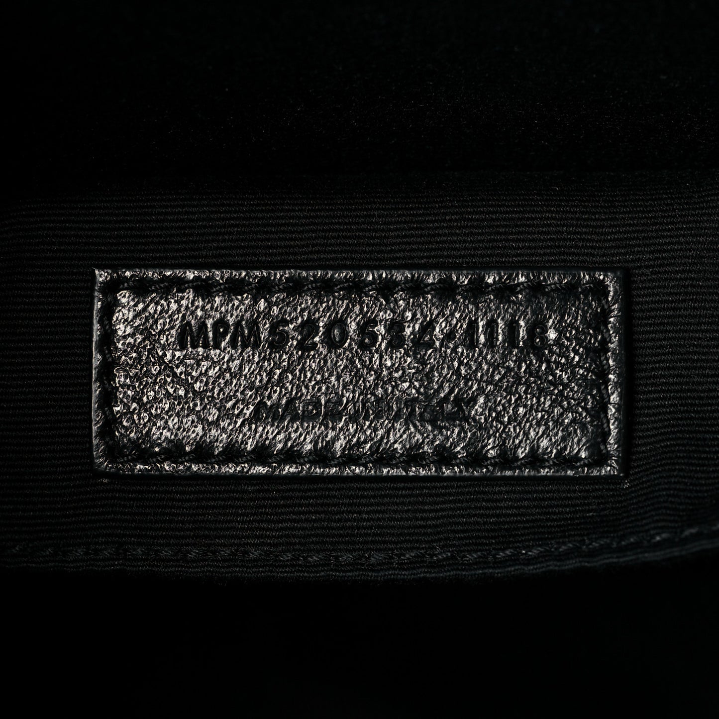Calfskin Matelasse Monogram Lou Camera Bag Black