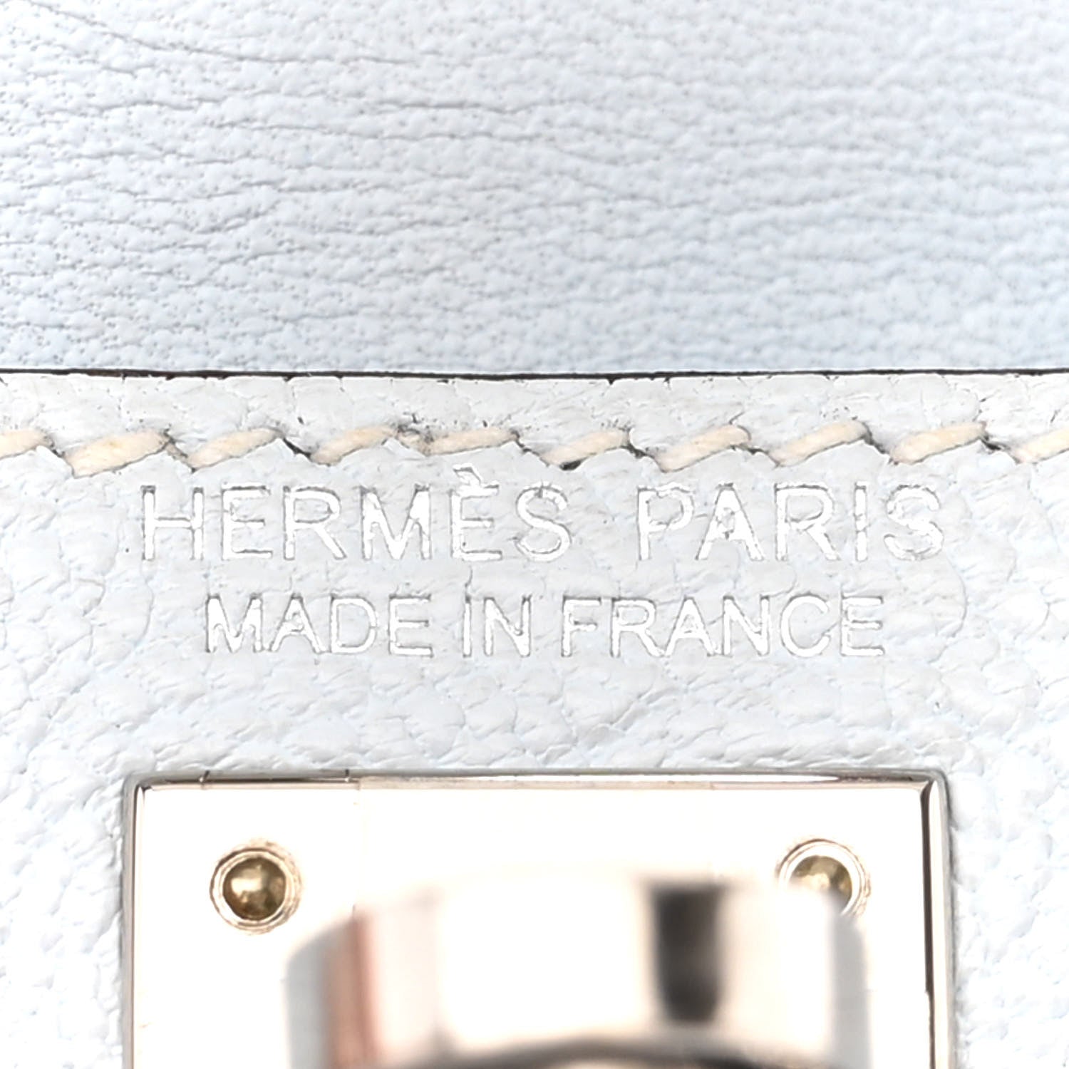 Hermes Chevre Mysore Mini Kelly Sellier 20 Bleu Brume 6 of 17