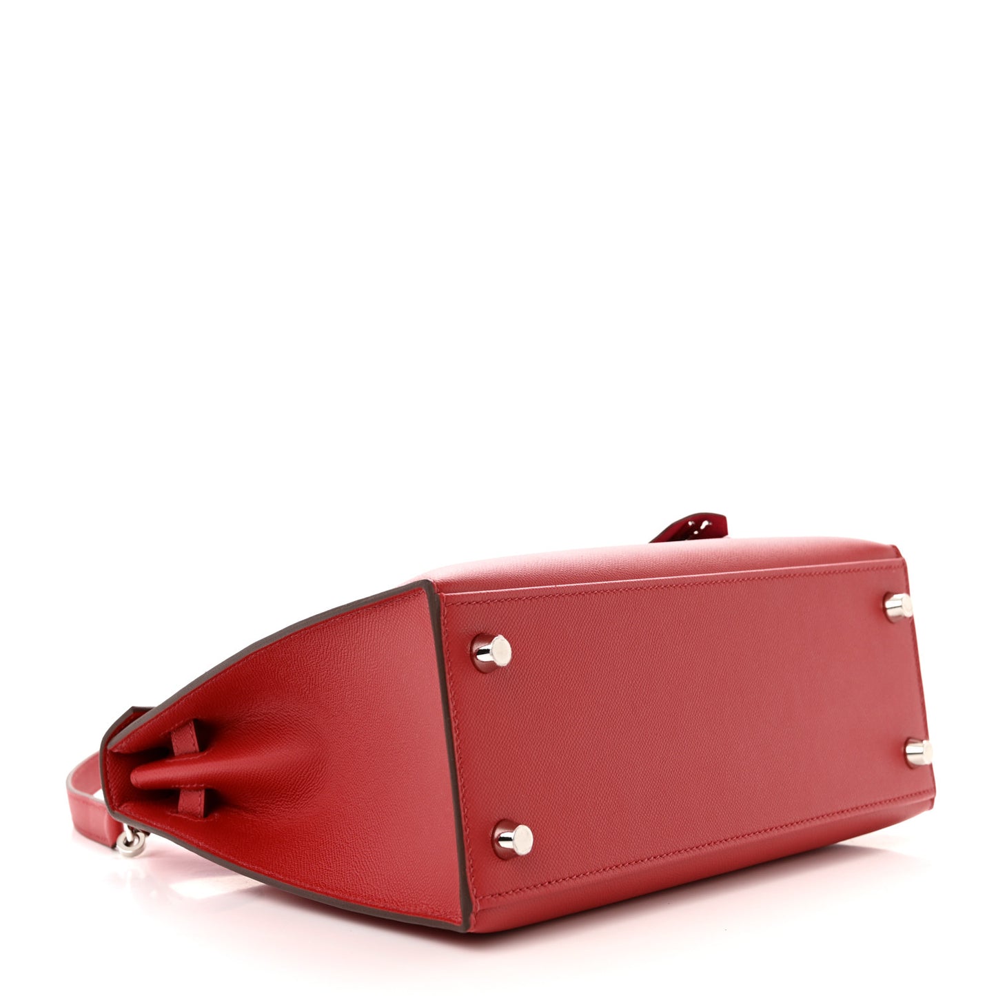 Madame Calfskin Verso Kelly Sellier 25 Rouge Piment Rose Shocking