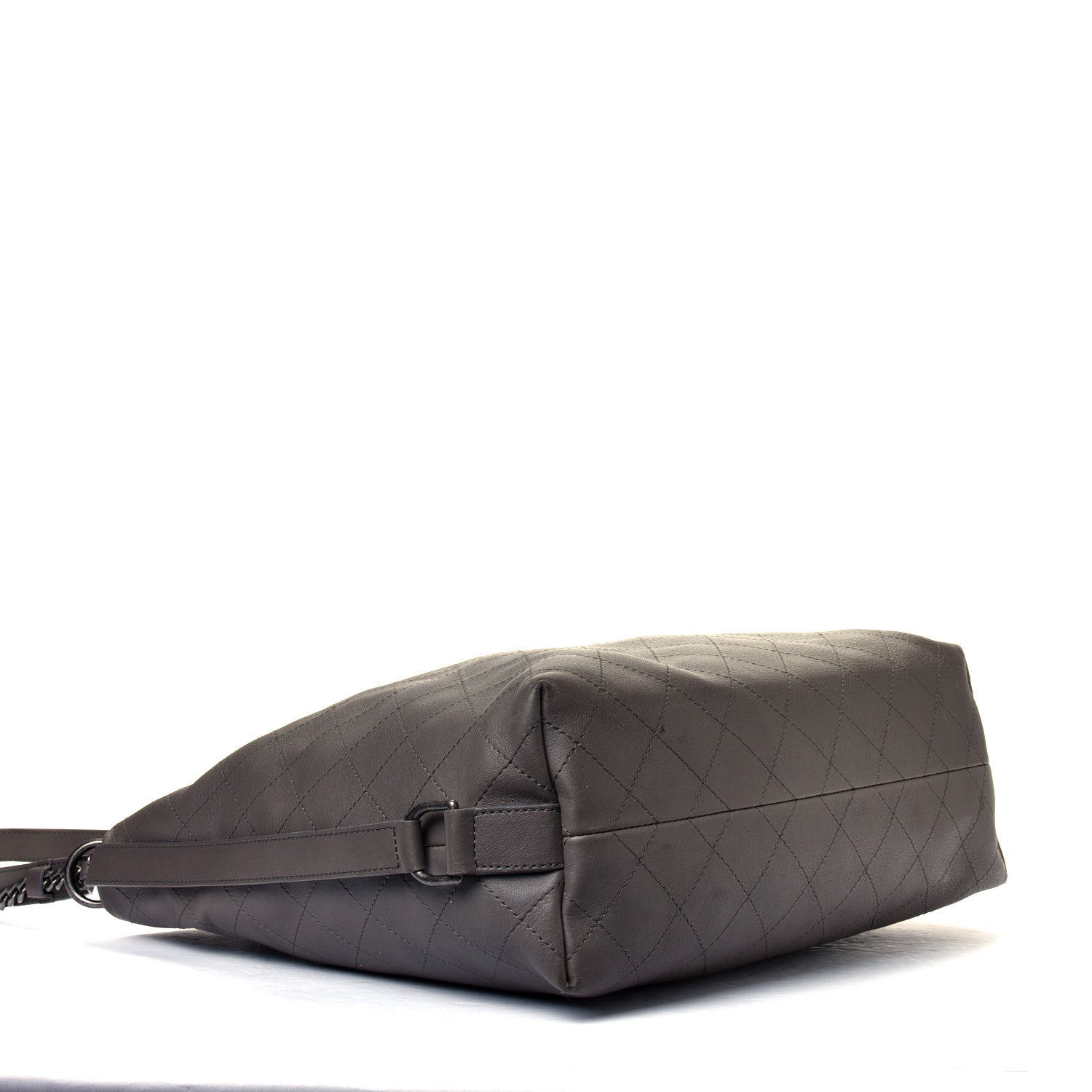 Chanel Calfskin Stitched Large Hobo Grey 4 of 8