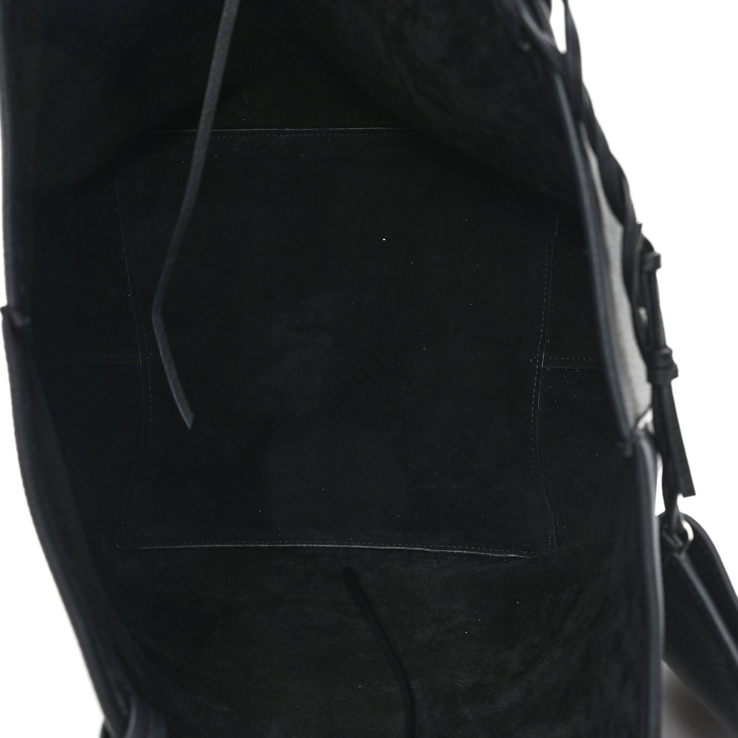 Grained Calfskin Park Tote Three Black