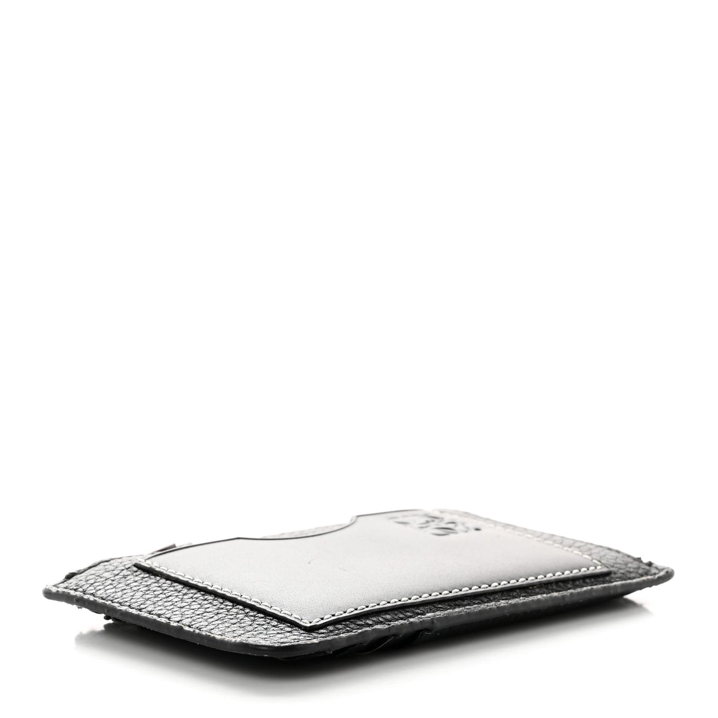 Soft Grained Calfskin Coin Card Holder Black