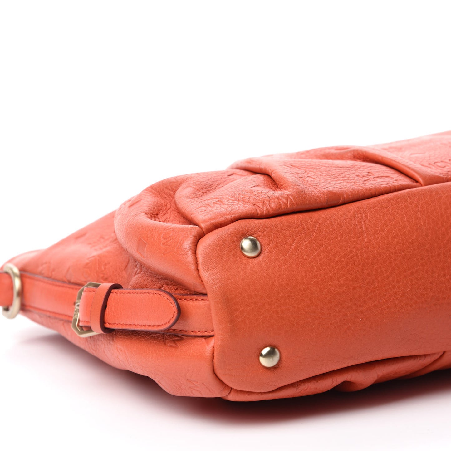 Calfskin Ottomar Monogram Tote Orange