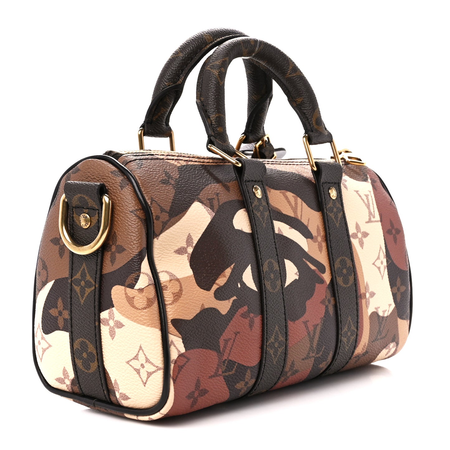 Monogram Portrait Keepall Bandouliere 25 Brown