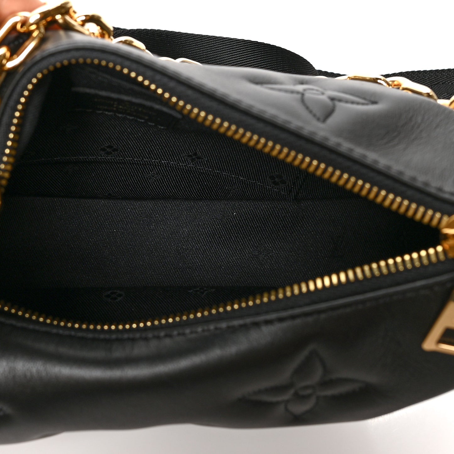 Calfskin Bubblegram Over The Moon Black