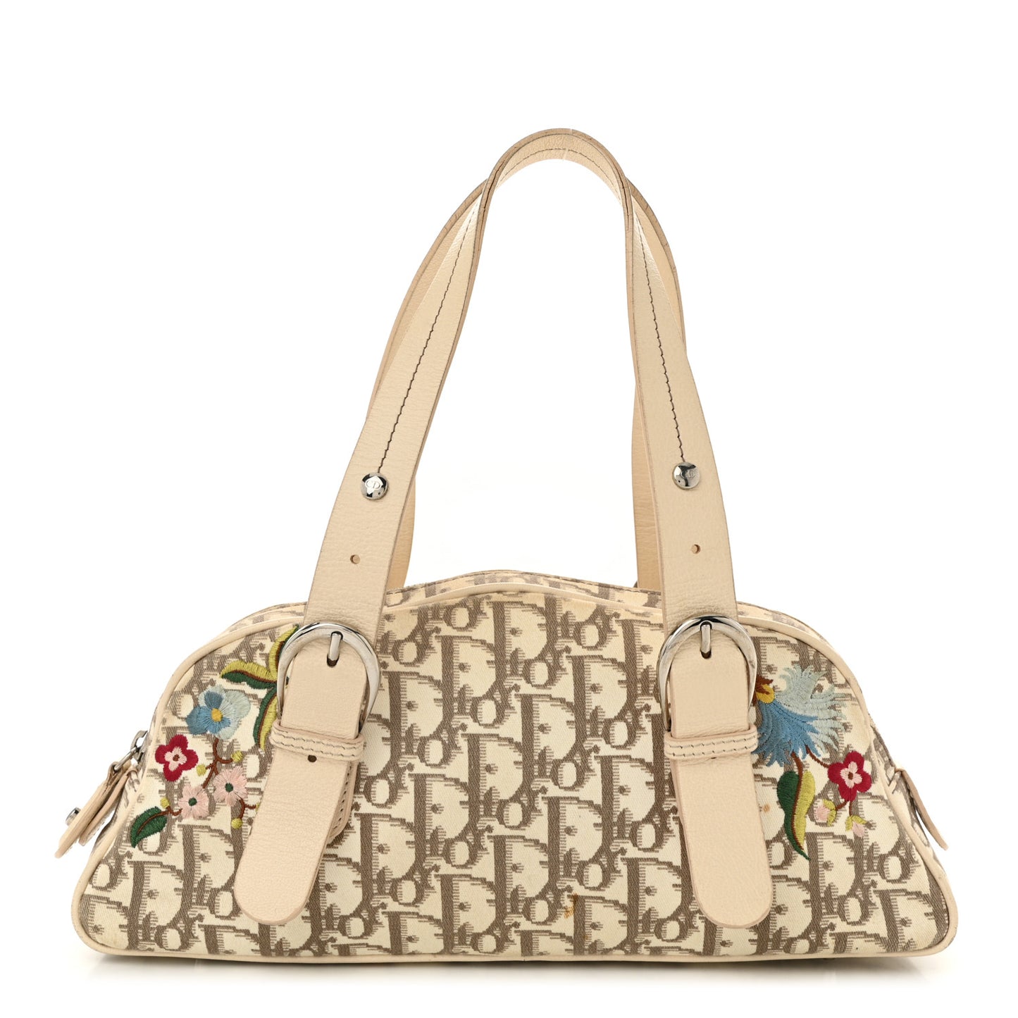 Monogram Vintage Flowers Small Bowler Beige