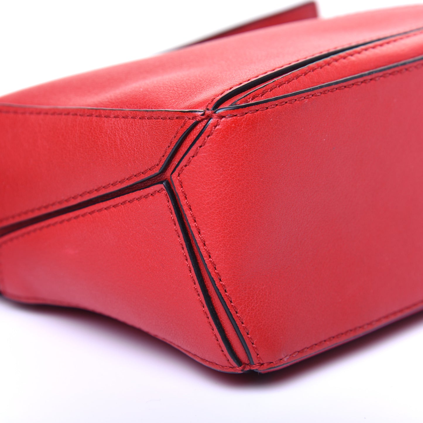 Calfskin Mini Puzzle Bag Pomodoro