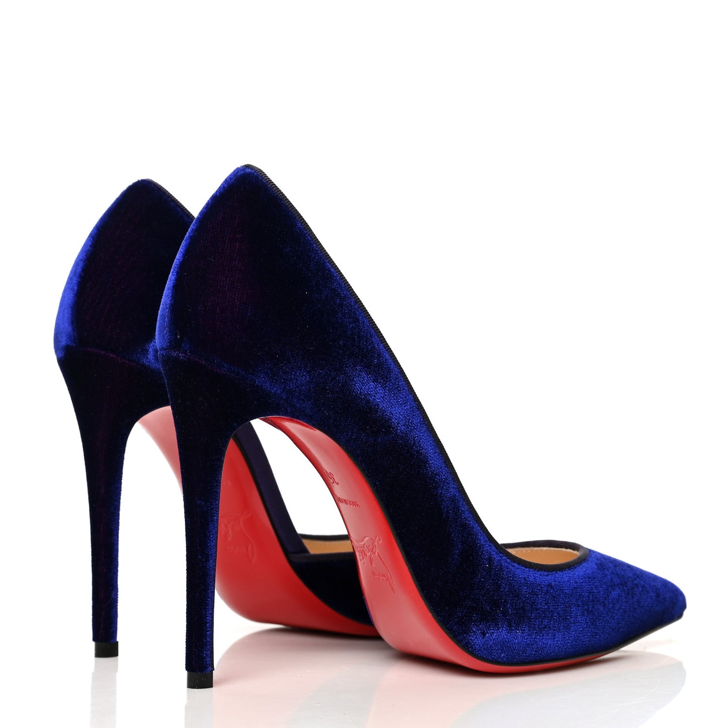 Veau Velours Iriza 100 Pumps 35 Blueberry