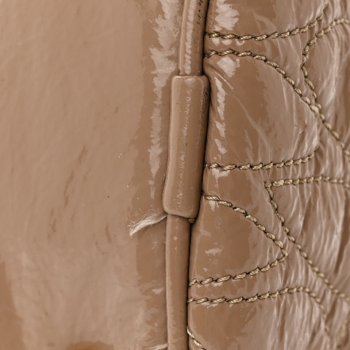 Vinyl Rodeo Tote Beige