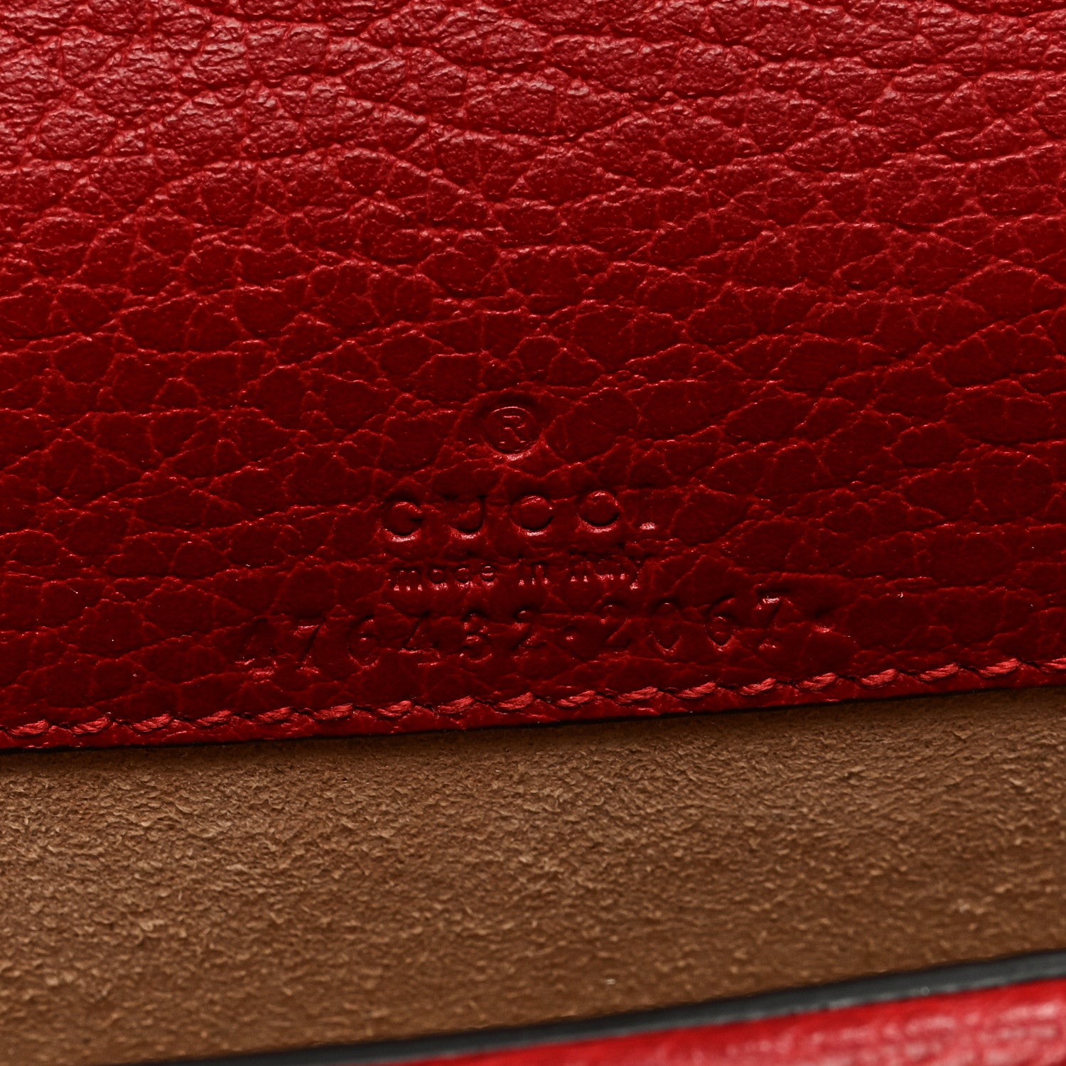 Gucci Calfskin Super Mini Dionysus Shoulder Bag Hibiscus Red 6 of 8