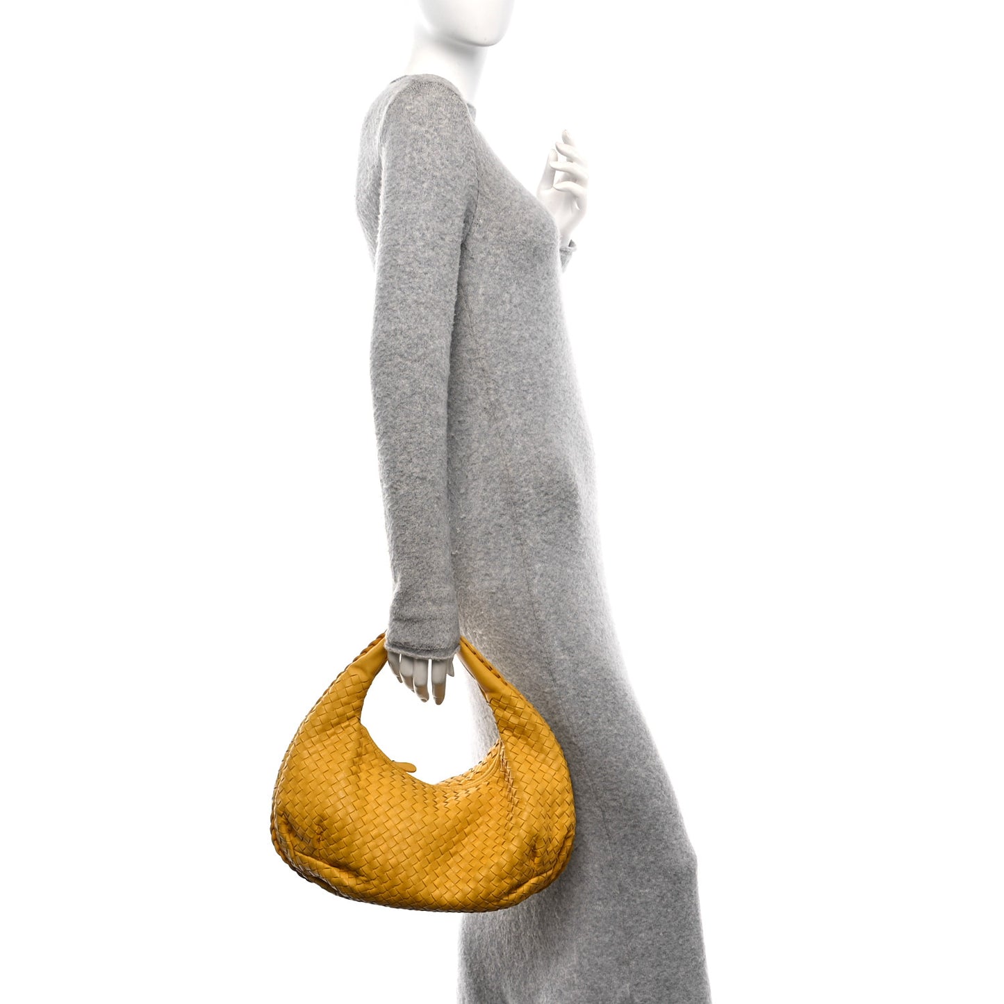 Nappa Intrecciato Medium Belly Veneta Hobo Sunset